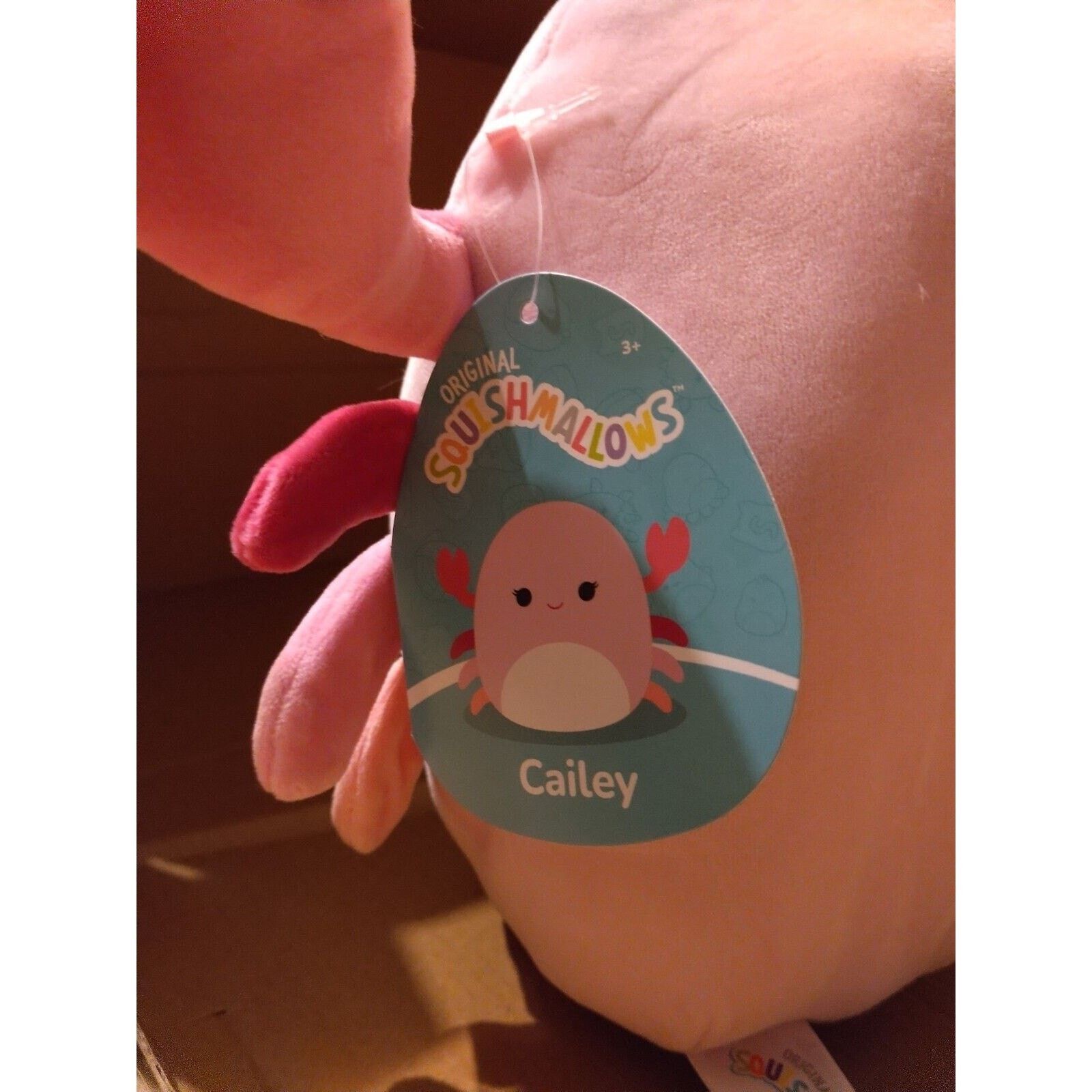 The Unbranded Brand Squishmallows Cailey The Pink Crab 8" Jazwares Plushie Rare Size ONE SIZE - 5 Thumbnail