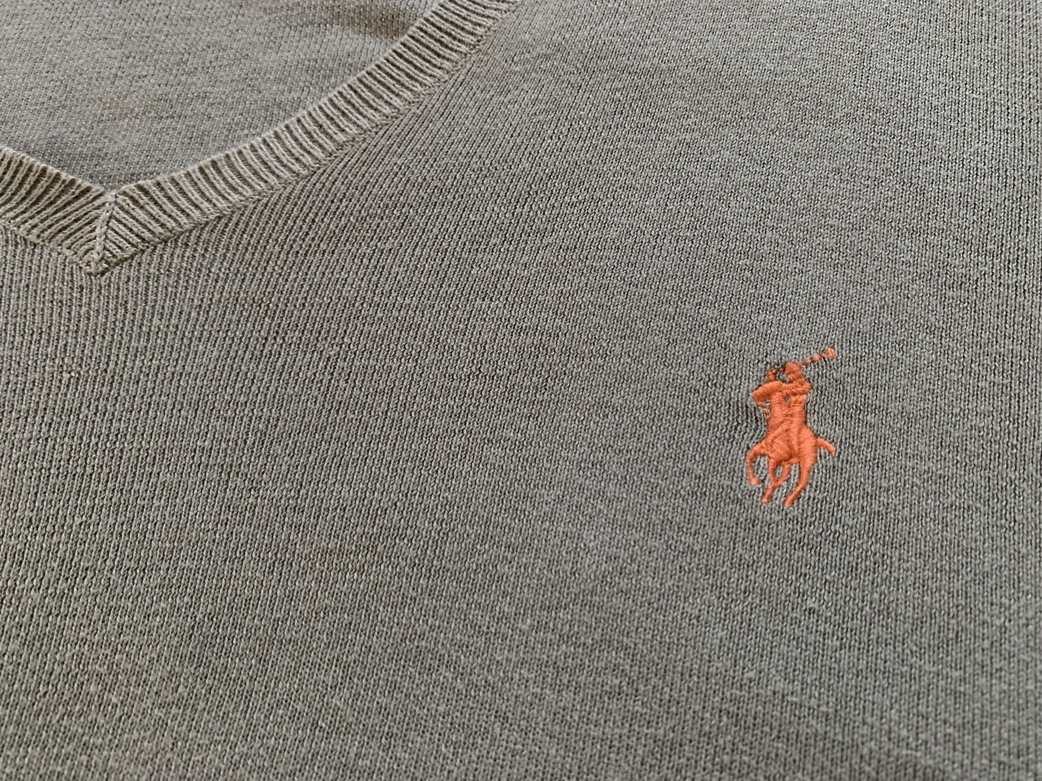 Polo Ralph Lauren × Vintage Polo Ralph Lauren Olive Vintage Pullover Size US L / EU 52-54 / 3 - 5 Thumbnail