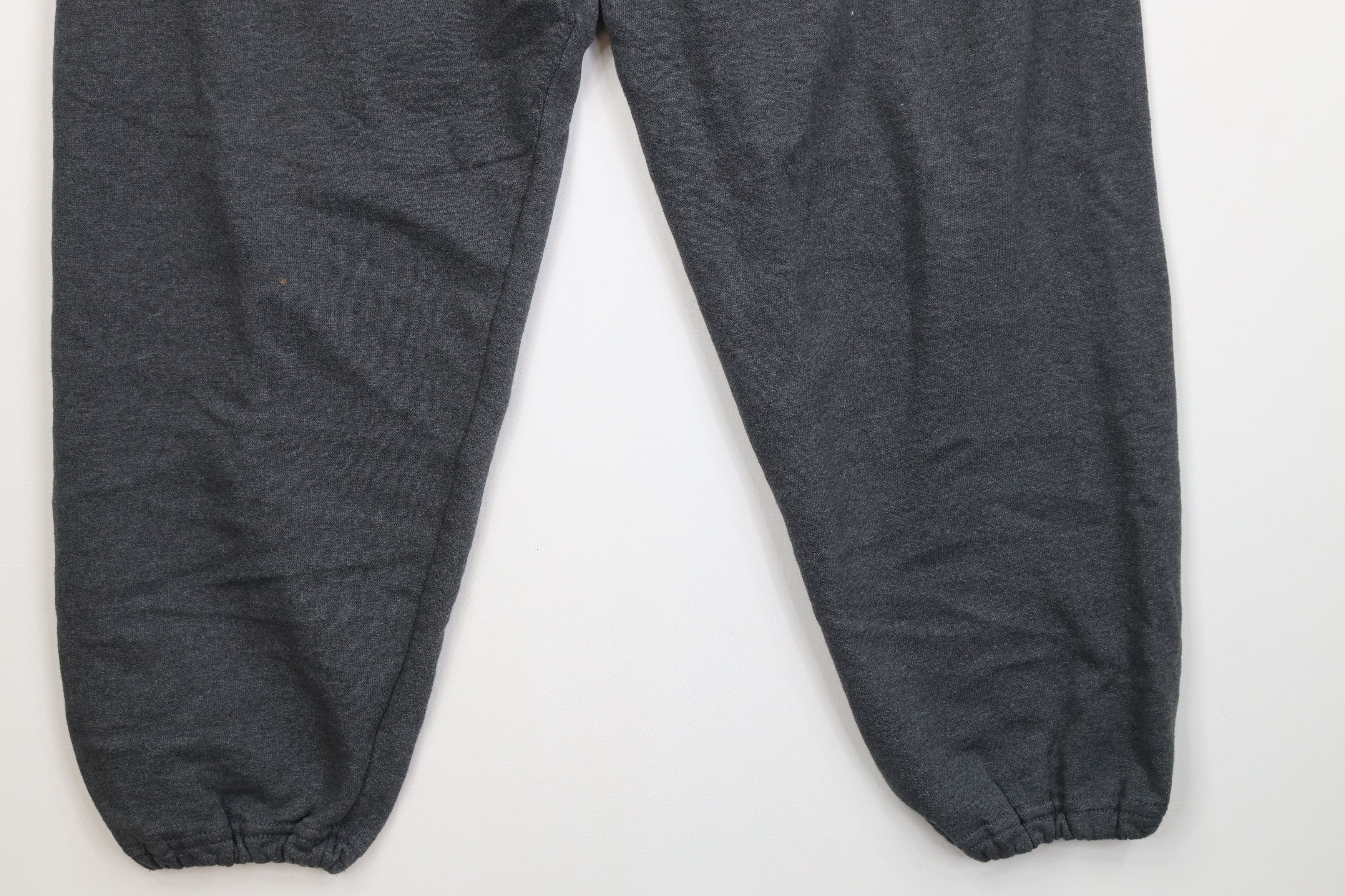 Vintage Vintage 90s Y2K Streetwear Blank Sweatpants Joggers Gray Size US 34 / EU 50 - 5 Thumbnail