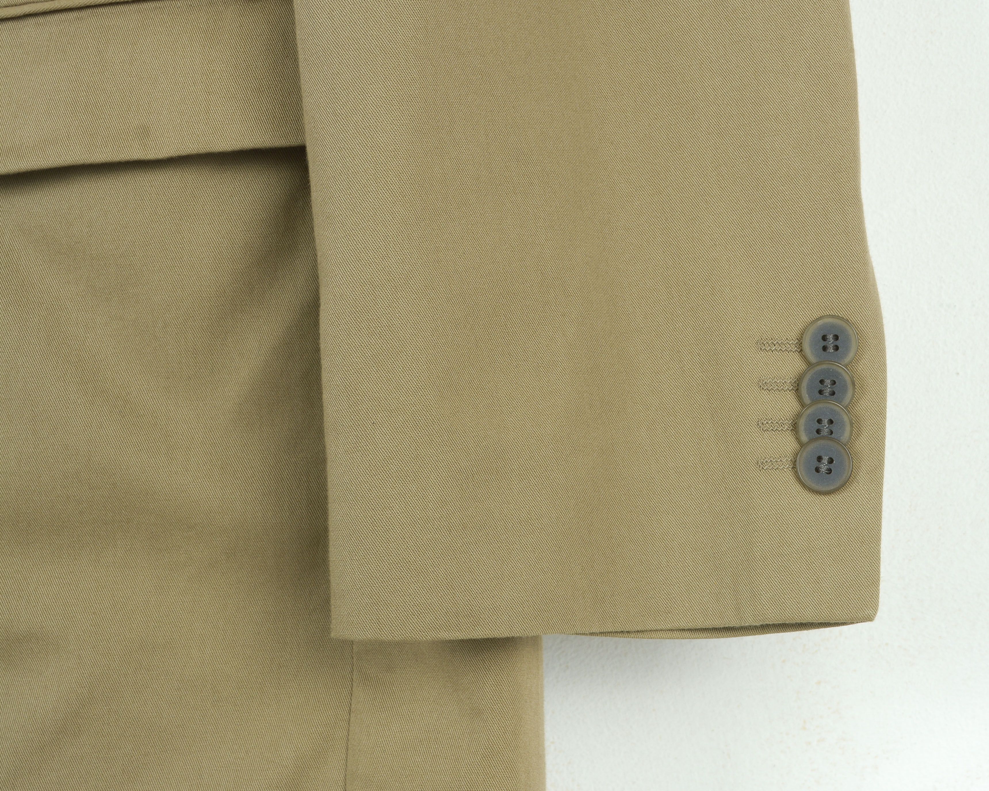 BENVENUTO. Blazer Brown M Coat Jacket Cotton Sport Suit Size 40R - 4 Thumbnail