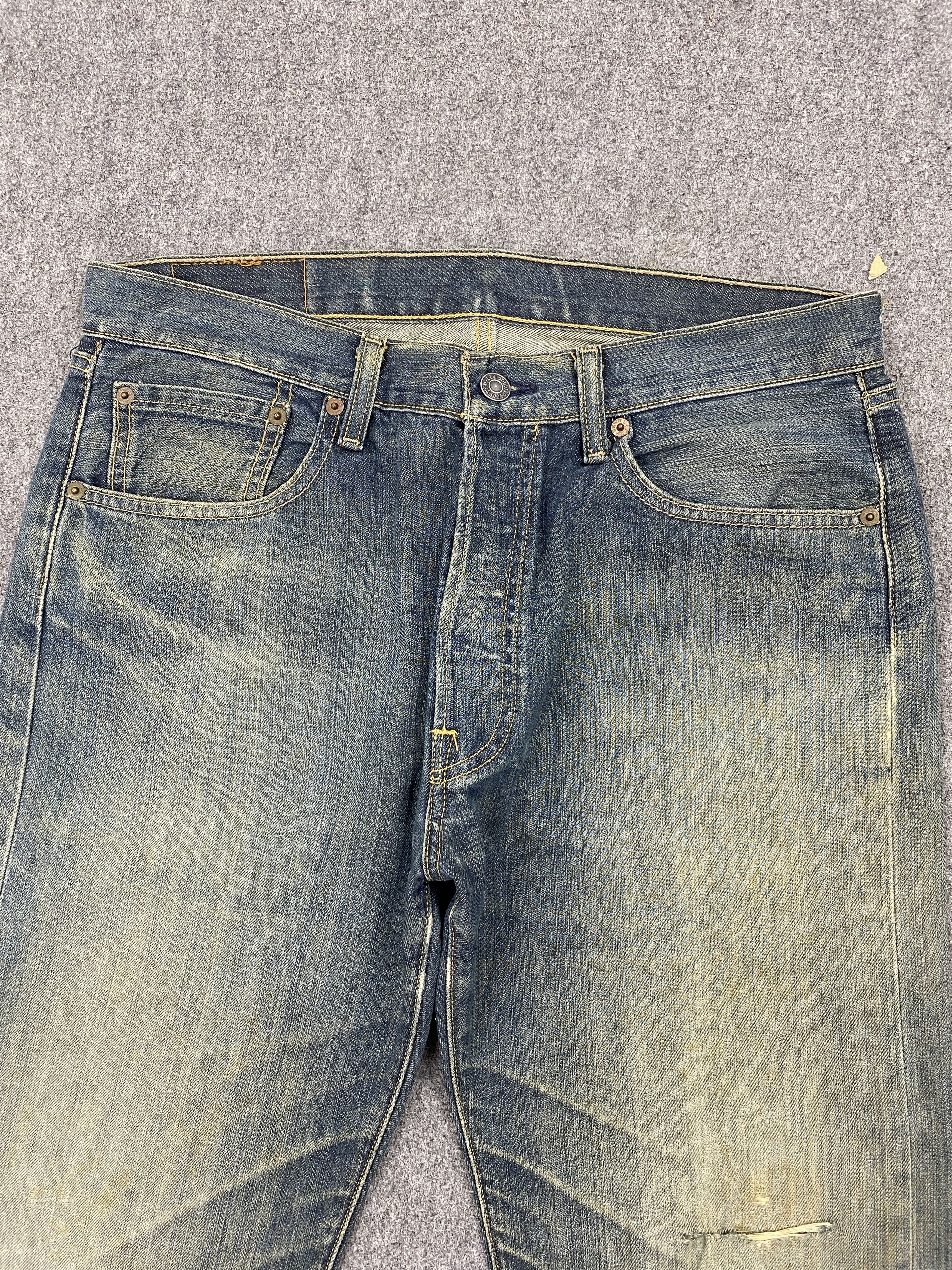Levi's Rusty Vintage Levis 501 Blue Jeans DP2344 Size US 32 / EU 48 - 2 Thumbnail