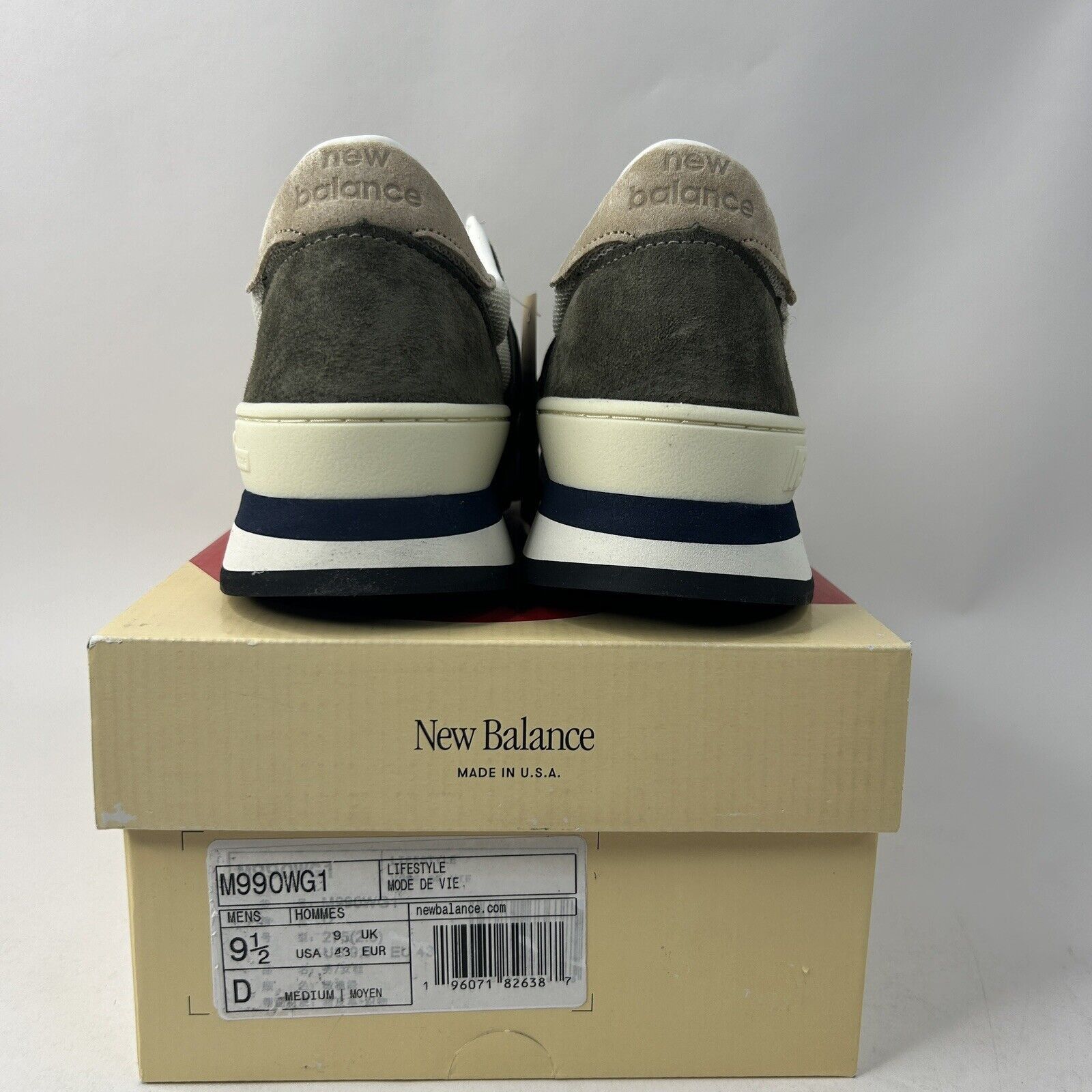 New Balance New Balance 990v1 x Teddy Santis MiUSA “Blue Grey” 2024 Size US 9.5 / EU 42-43 - 4 Thumbnail