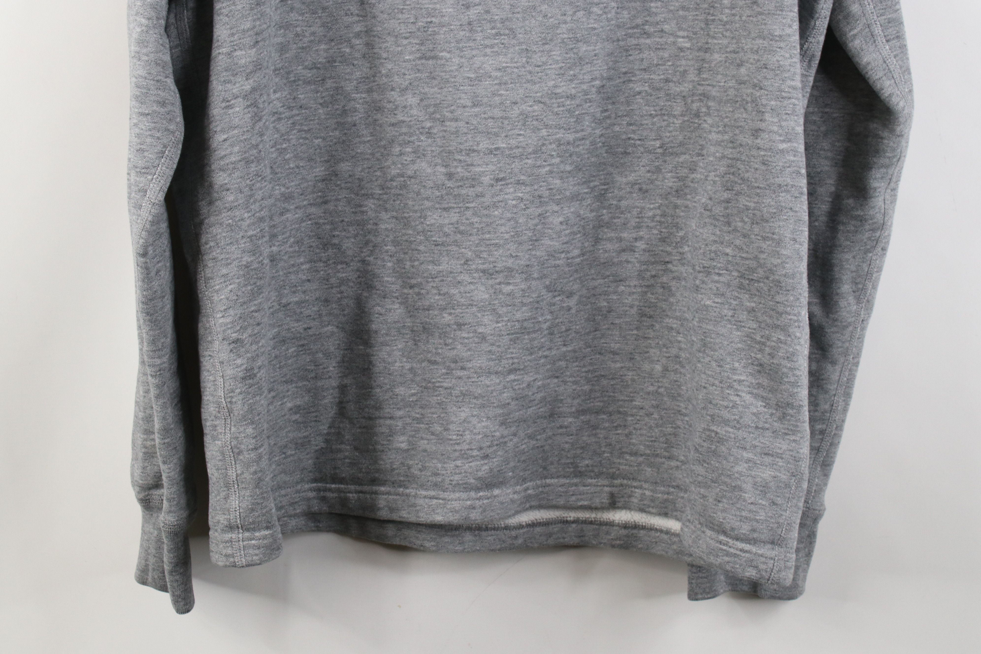 J.Crew Y2K J Crew Authentic Fleece Long Sleeve Henley Sweatshirt Size US L / EU 52-54 / 3 - 13 Thumbnail