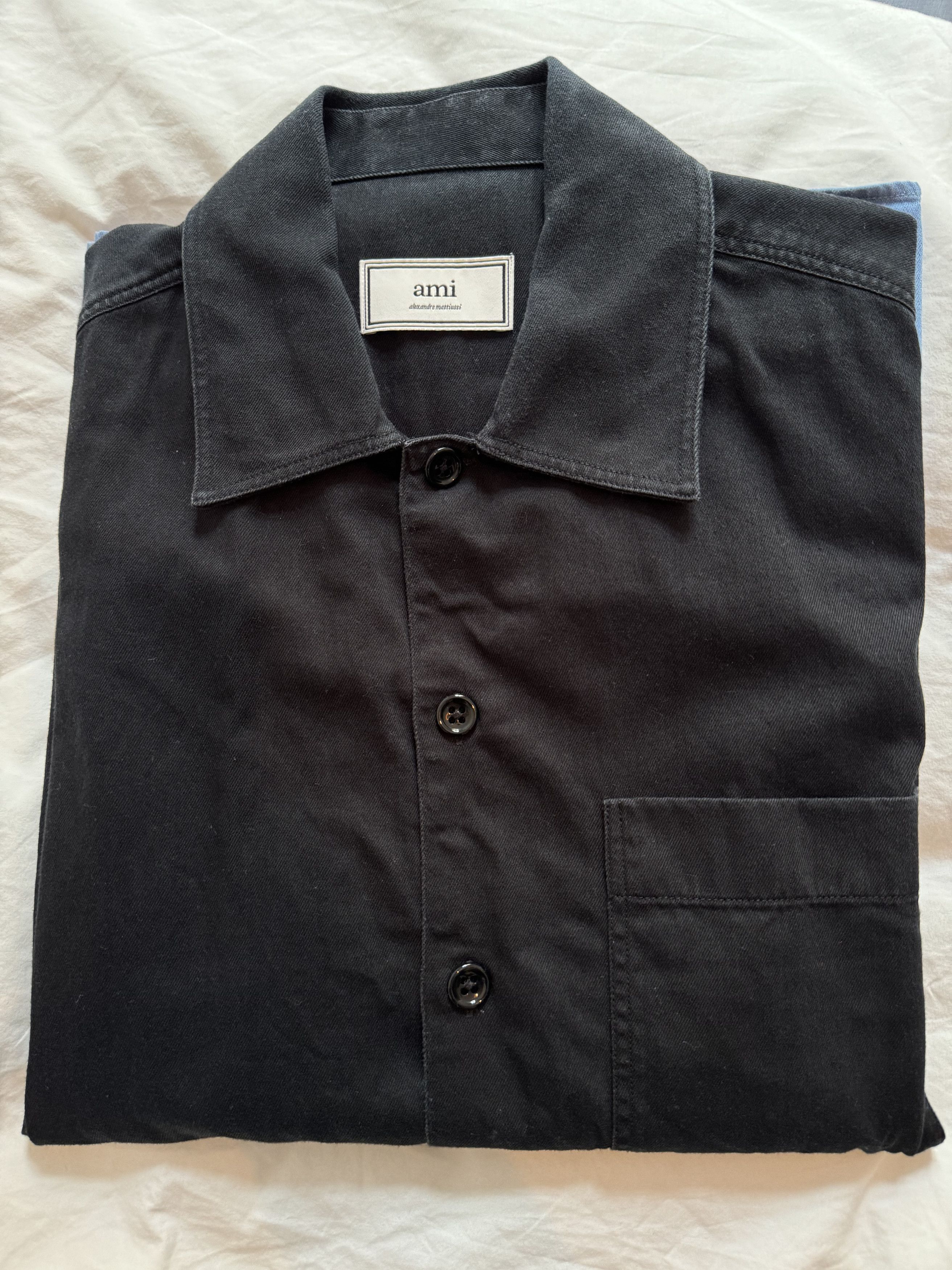 AMI Short Sleeve Shirt 42 / L-XL Size US L / EU 52-54 / 3 - 5 Thumbnail