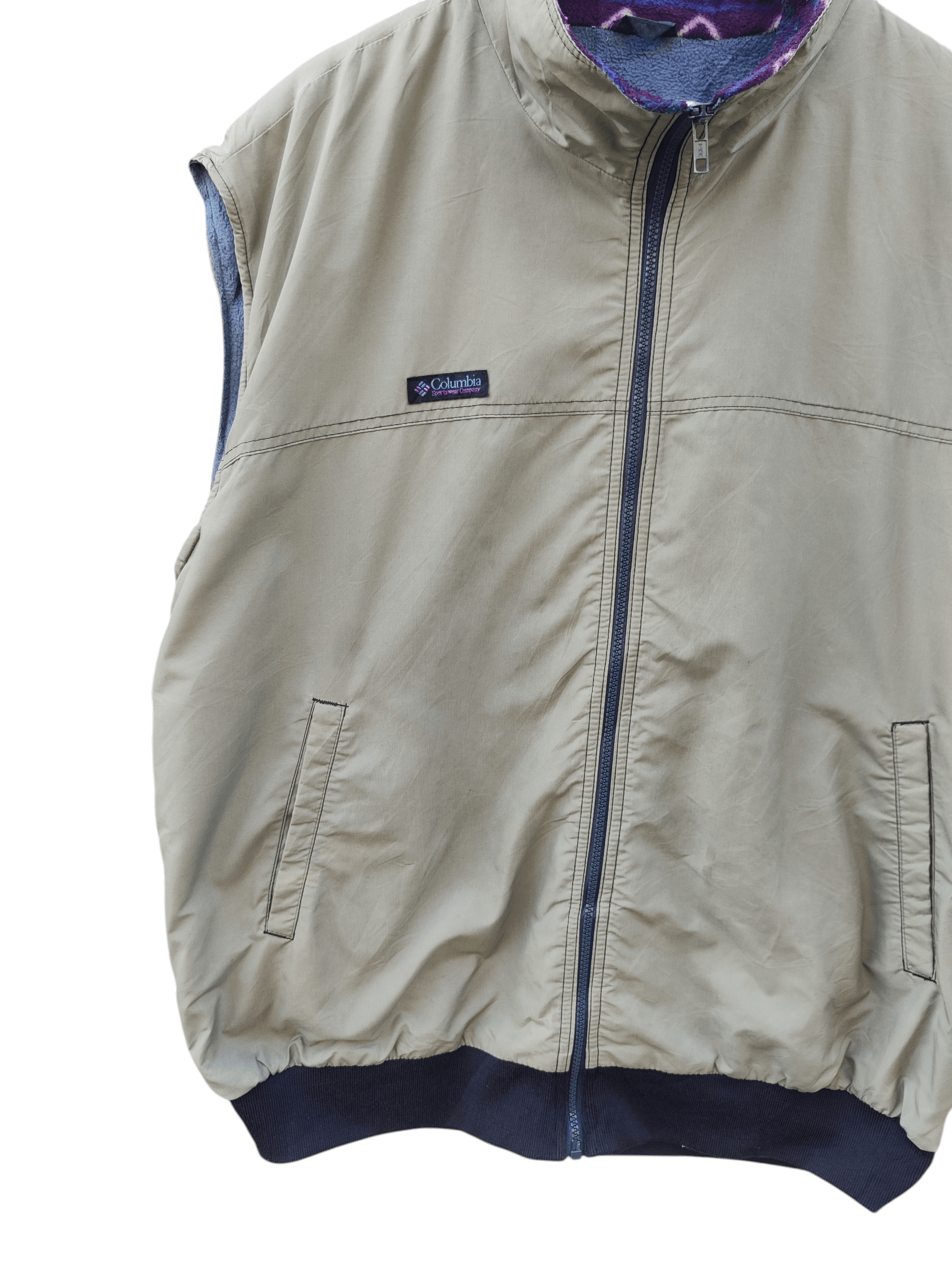Columbia Vintage Columbia Workwear Vest Jacket Size US XL / EU 56 / 4 - 3 Thumbnail