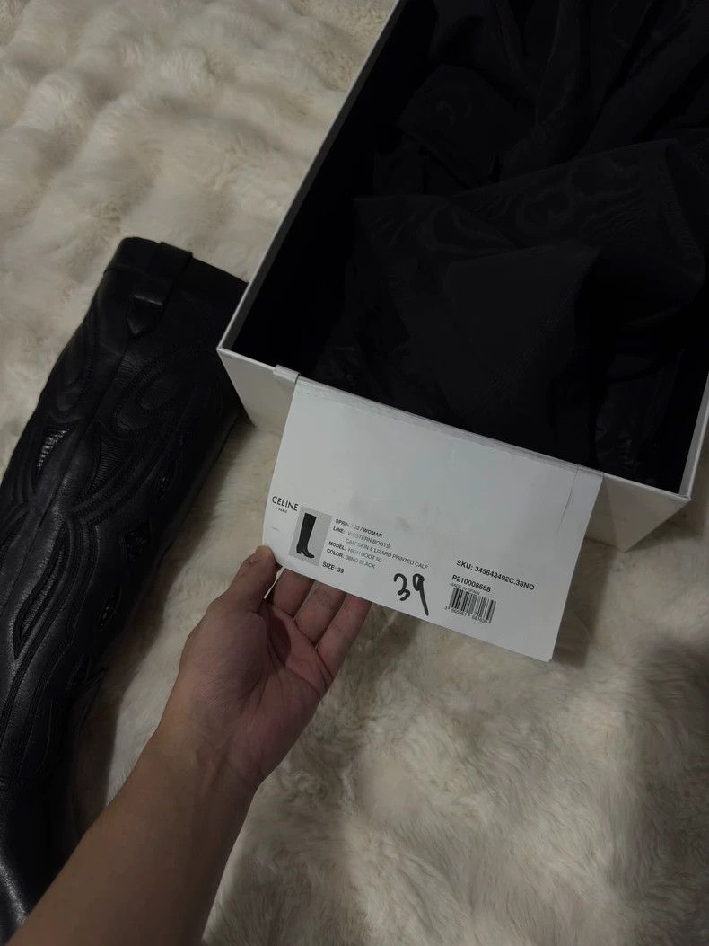Celine CELINE Split leather western boots Size US 8.5 / IT 38.5 - 8 Thumbnail