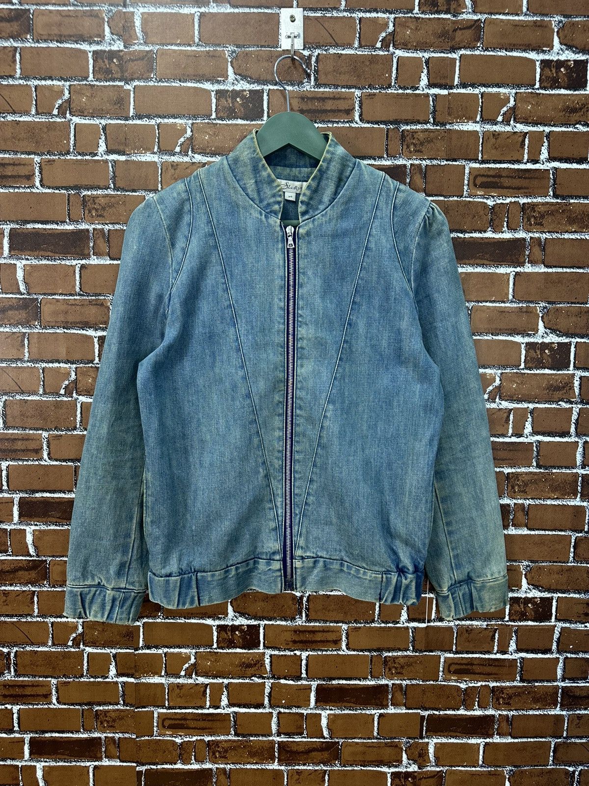 Vintage Rare Vintage Sladky Japan Worn Denim Jacket Z209 Size M / US 6-8 / IT 42-44 - 1 Thumbnail