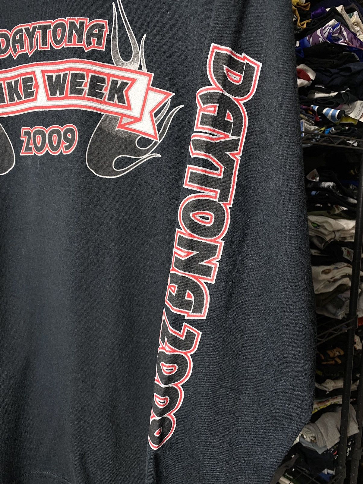 Daytona Vintage 2009 Daytona Bike Week Long Sleeve Harley Davidson Size US XL / EU 56 / 4 - 4 Thumbnail