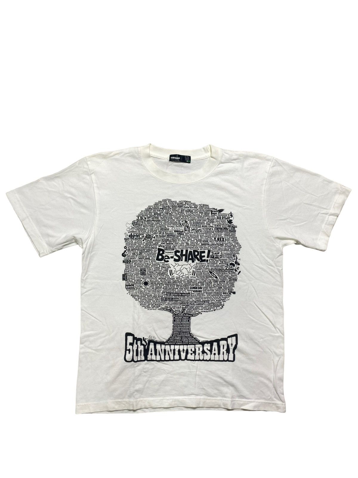 Band Tees VINTAGE THANKS BE SHARE BAND NAME 5TH ANNIVERSARY TEE Size US M / EU 48-50 / 2 - 1 Thumbnail