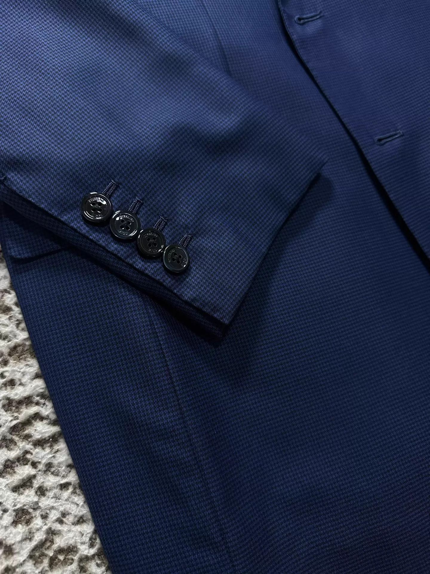Stefano Ricci Stefano Ricci Blue Fine Wool-Blend Cashmere Blazer Size 54 Size US L / EU 52-54 / 3 - 3 Thumbnail
