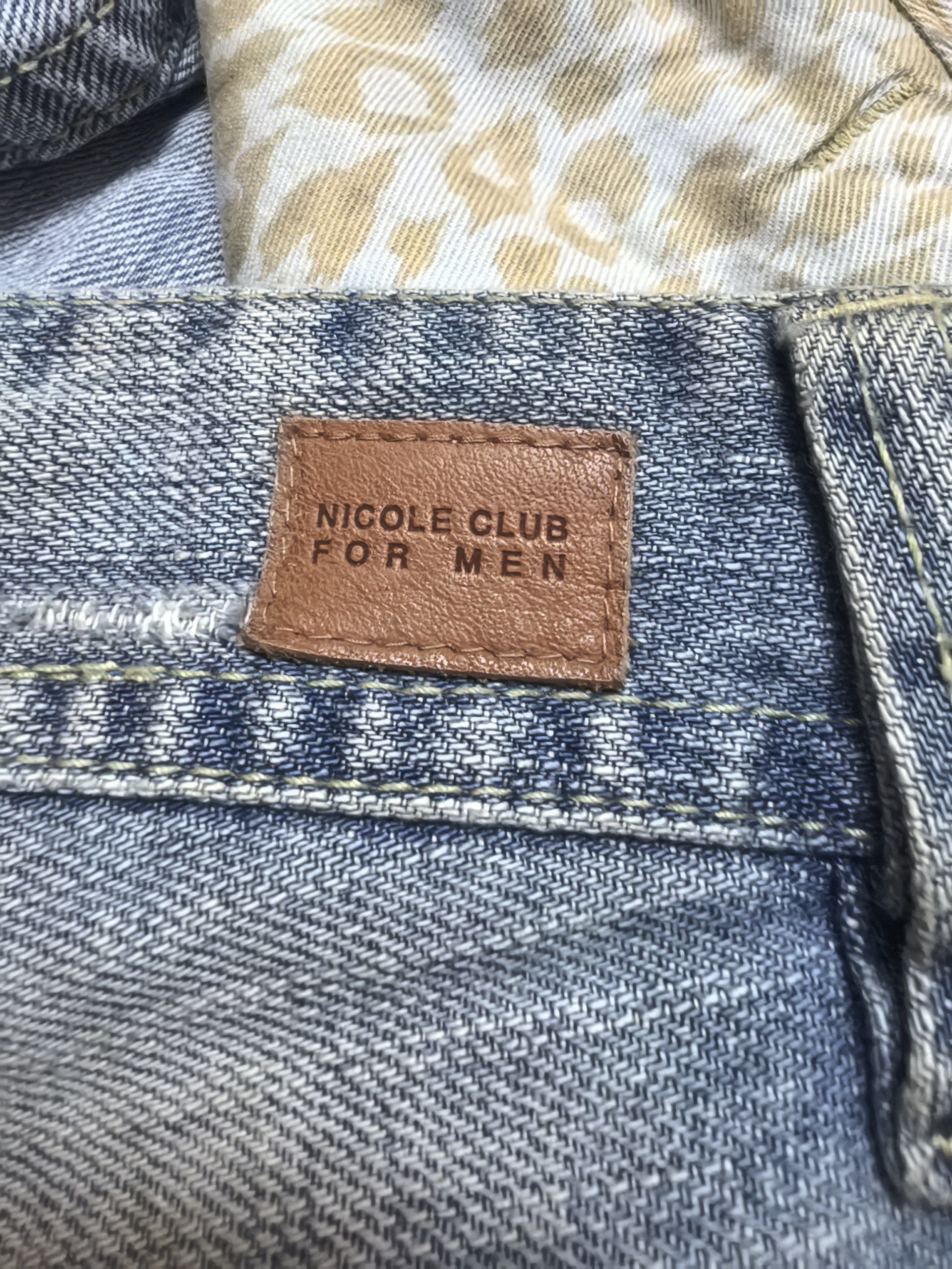 Nicole Club Vintage Y2K Mud Wash Nicole Club For Men Denim Pants Size US 32 / EU 48 - 6 Thumbnail