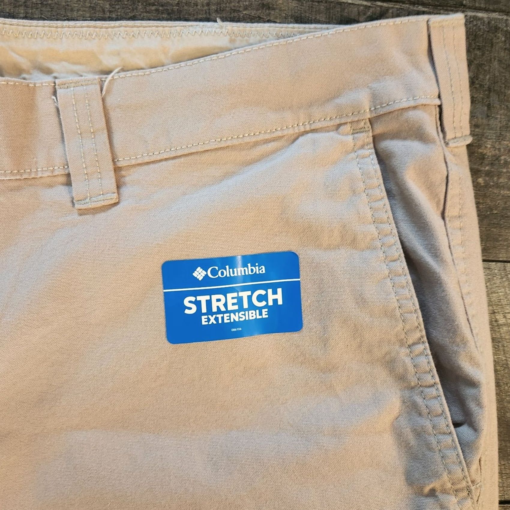 Vintage Columbia Mens Flex ROC Utility Pant 44x34 Khaki Tan Stretch Hiking Performance Cargo Pocket Straight 5-Pocket Mens Regular Size 44 Beige Spring Size US 44 / EU 60 - 4 Thumbnail