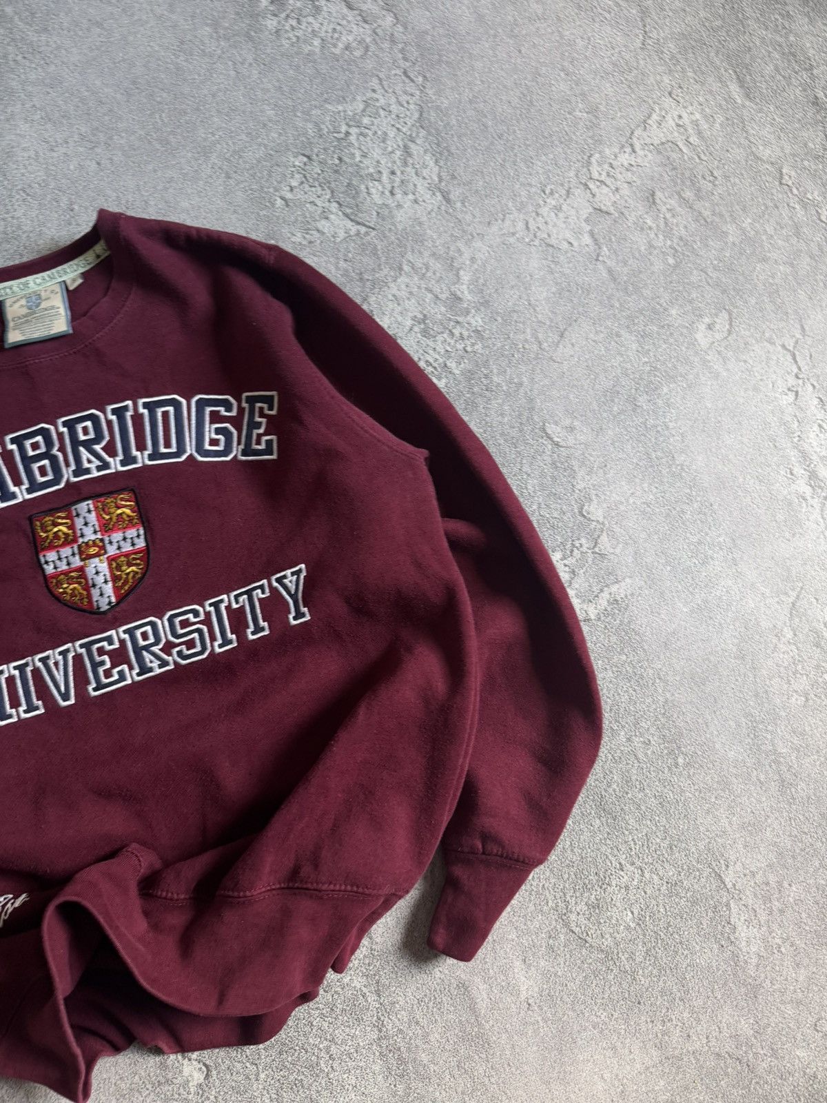 Vintage University of Cambridge S sweatshirt jumper pullover 90s Size US S / EU 44-46 / 1 - 4 Thumbnail
