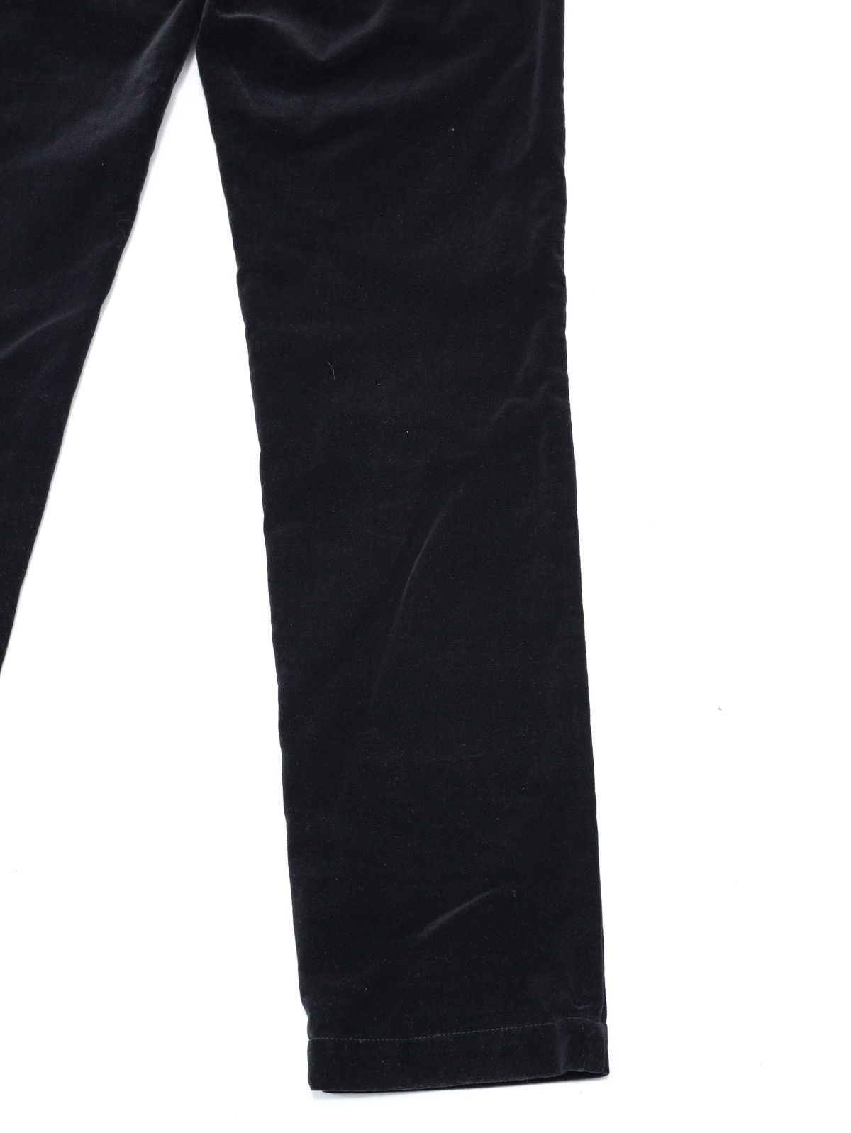 Jean Paul Gaultier Jean Paul Gaultier Cotton Velvet Velour Black Pants Trousers Size 27" / US 4 / IT 40 - 13 Thumbnail