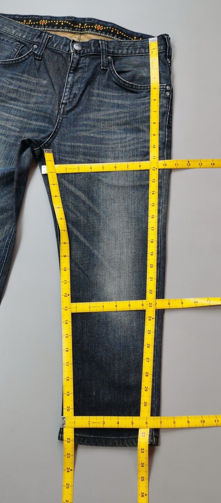 Edwin × Japanese Brand × Vintage Edwin EXV 3/4 Jeans (LG56) Size US 32 / EU 48 - 11 Thumbnail