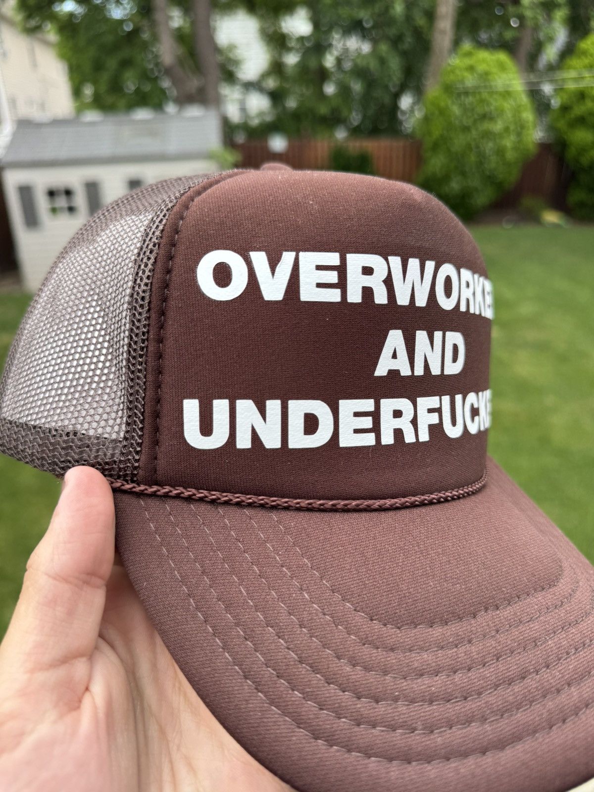 Other Overworked Foam Trucker Hat Size ONE SIZE - 2 Thumbnail