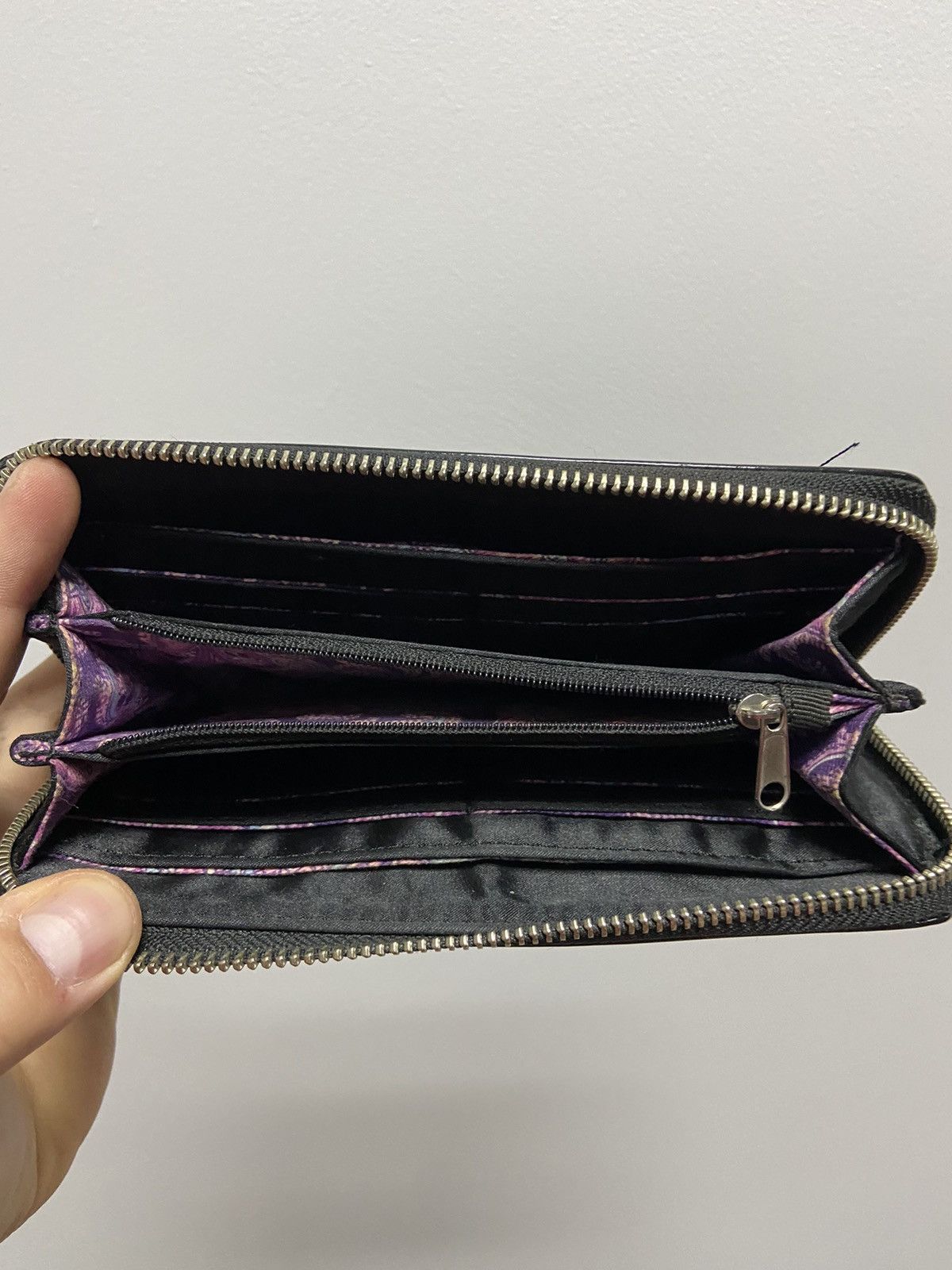 Japanese Brand × Vintage George Gina Lucy wallet Lacquering small logo vintage zip Size ONE SIZE - 6 Thumbnail