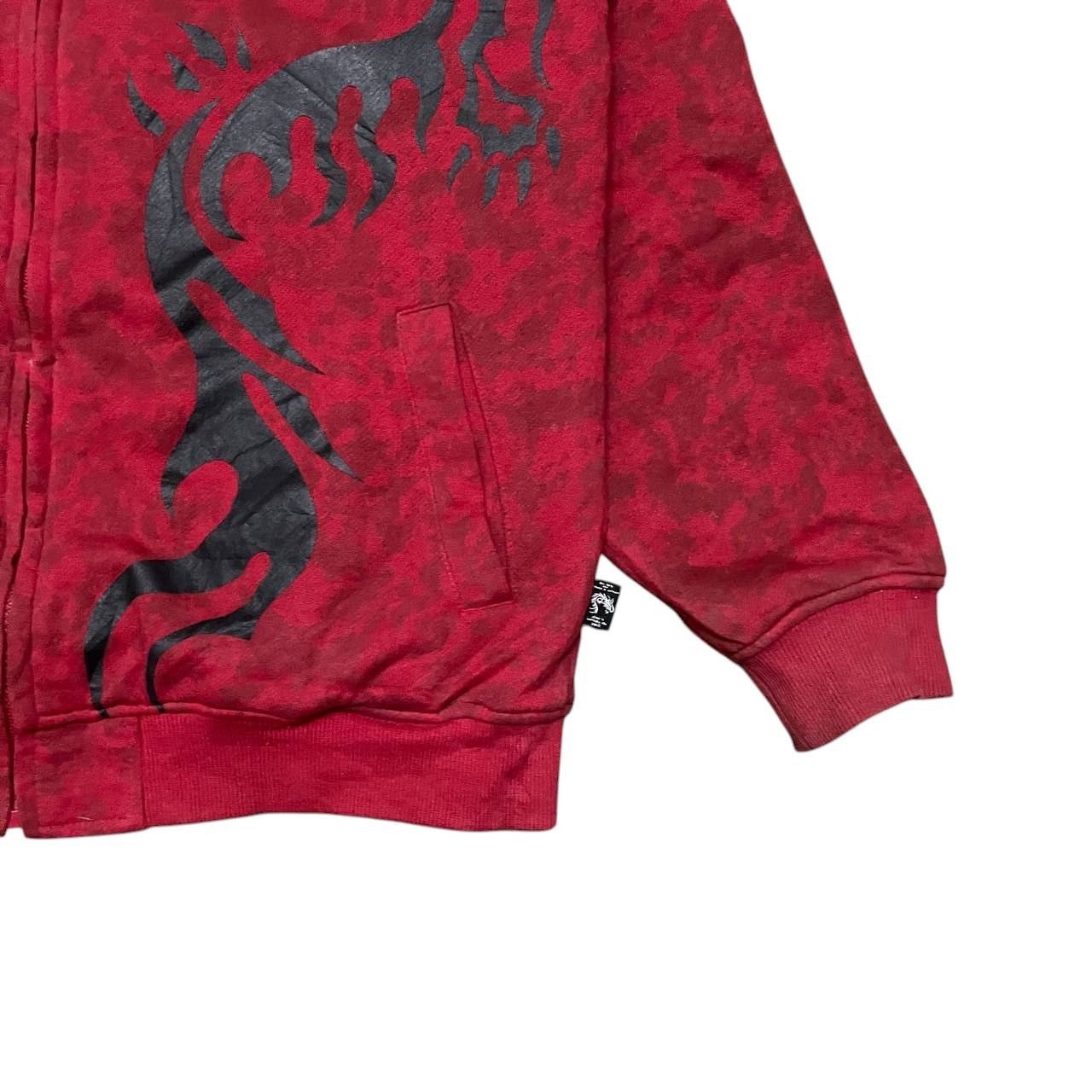 Japanese Brand Vintage DJ Free Dragon Print Fur Zipper Jacket Size US M / EU 48-50 / 2 - 4 Thumbnail