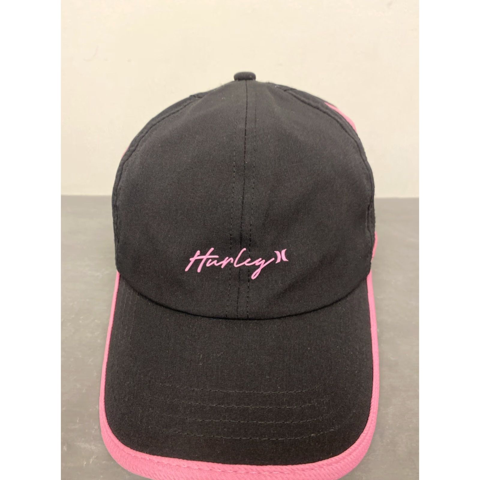 Hurley Hurley Women’s Dri-FIT Adjustable Fit Hat Cap Pink Black Running /775 Size ONE SIZE - 2 Thumbnail