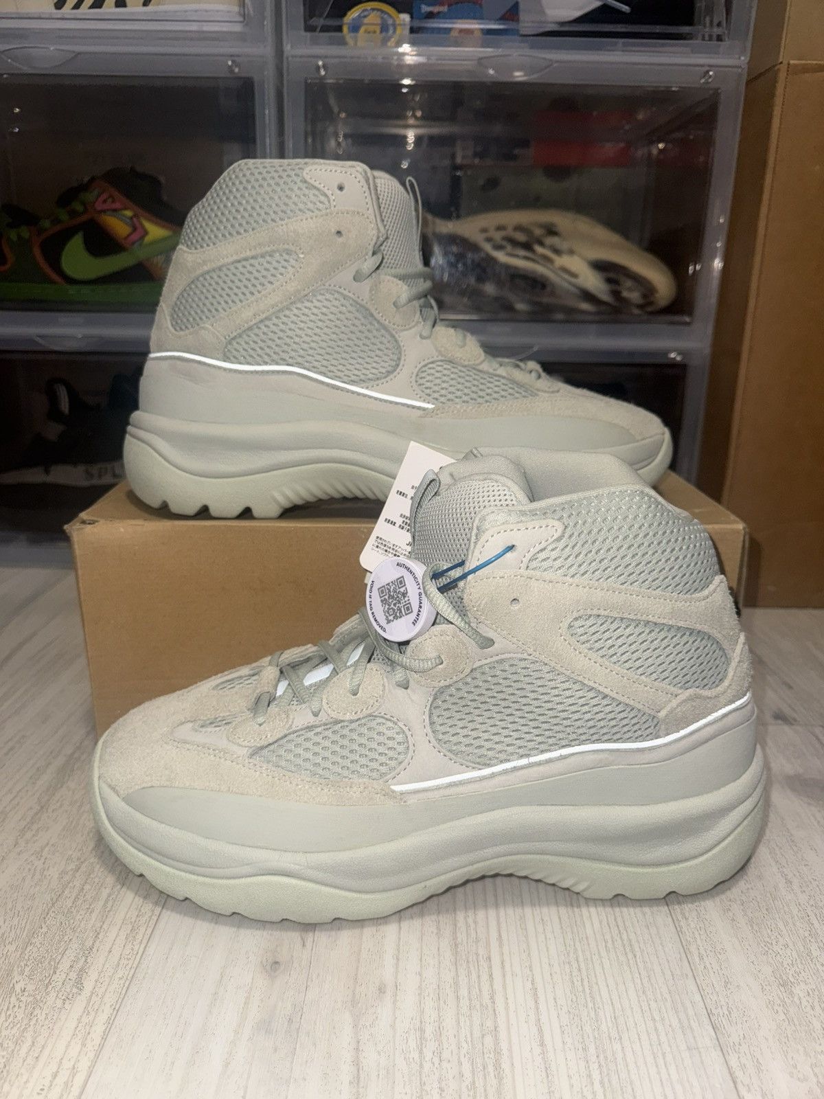 Adidas × Kanye West Adidas Yeezy Desert Boot Salt Size US 11.5 / EU 44-45 - 2 Thumbnail