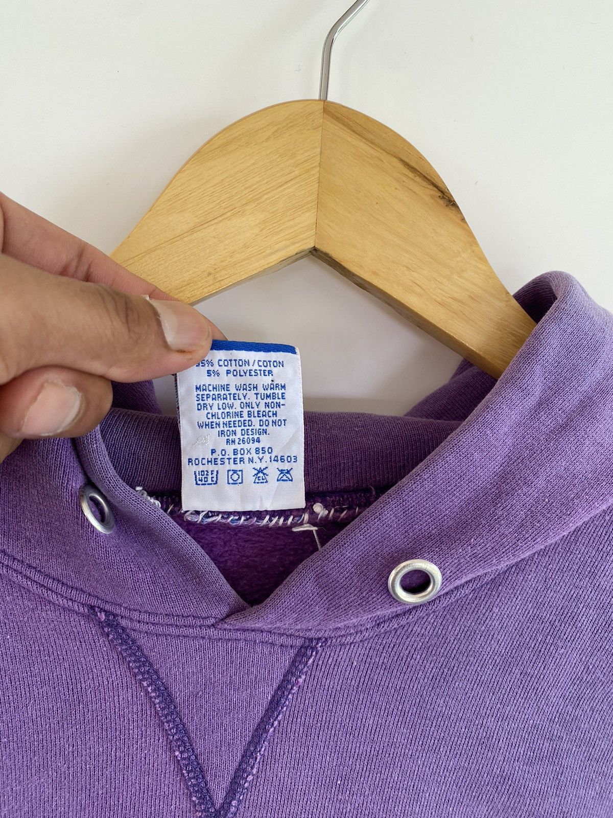 Champion × NBA × Vintage ✅️Vtg Champion Lakers Faded Hoodie Pullover Size US L / EU 52-54 / 3 - 15 Thumbnail