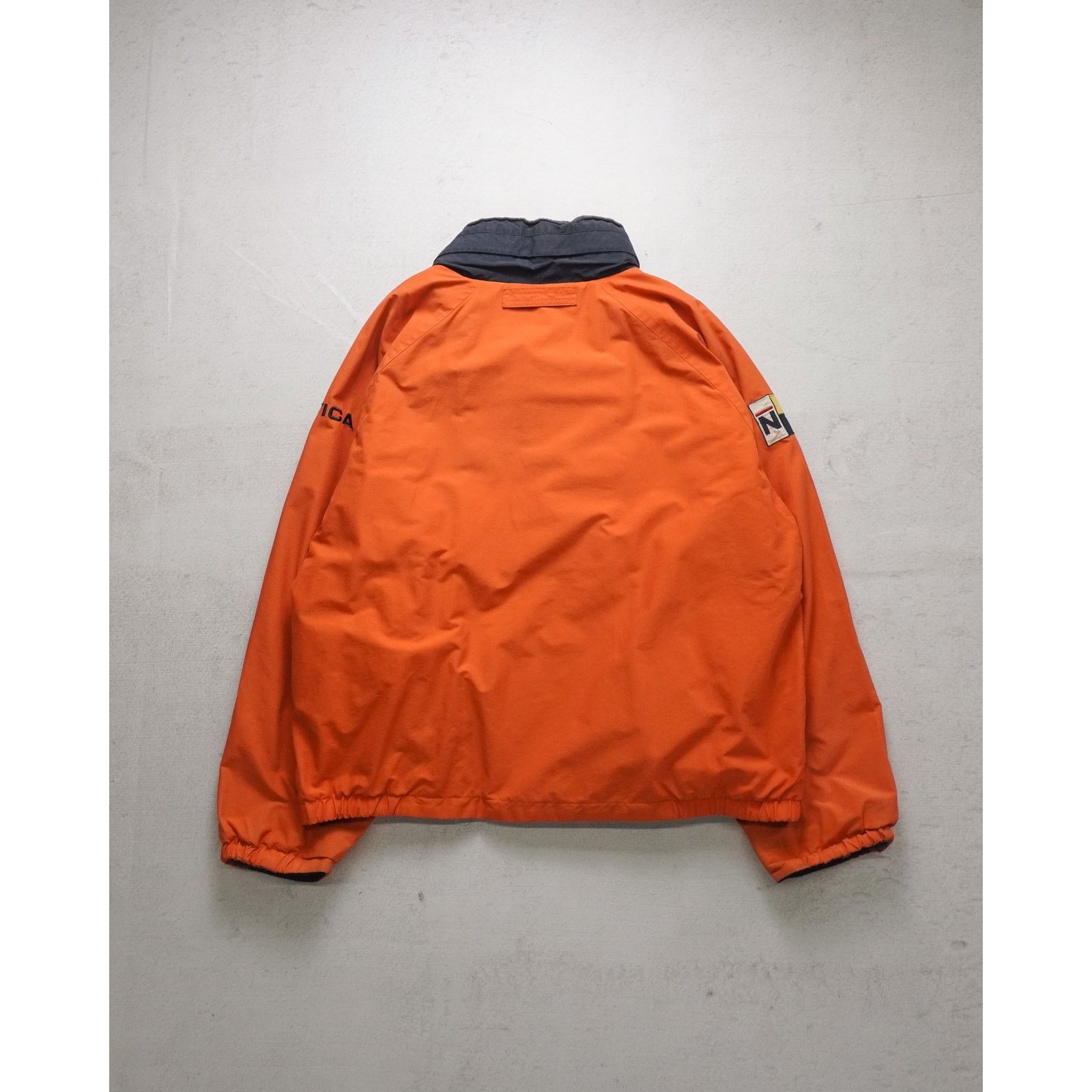 Nautica Vintage 90s Nautica Orange Lightweight Jacket - Men's 2XL Size US XXL / EU 58 / 5 - 2 Thumbnail