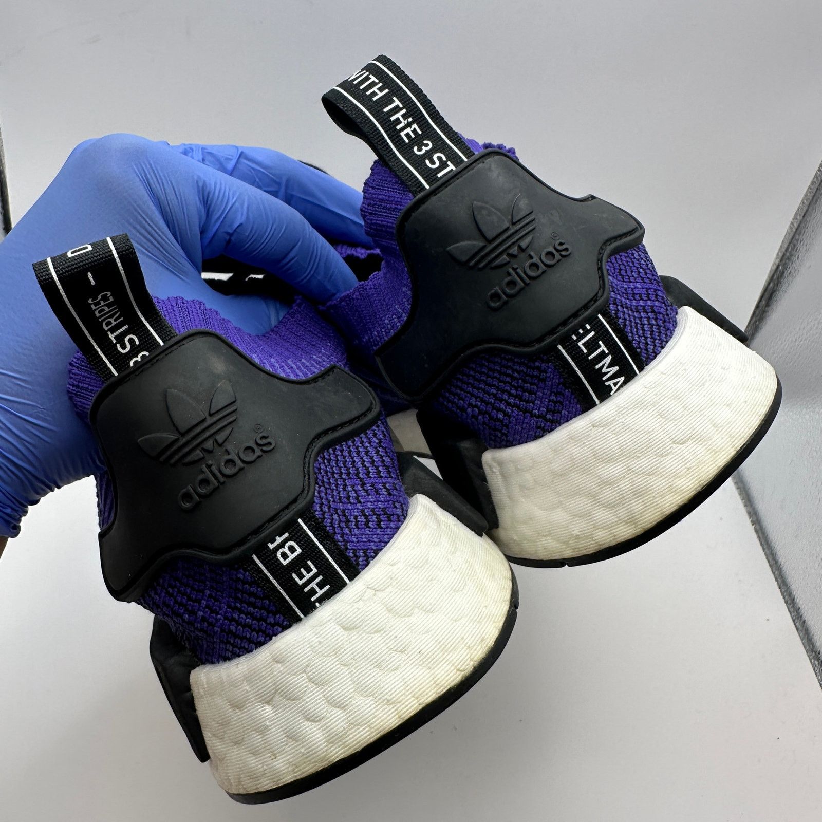 Adidas ADIDAS Men's 10 NMD R1 PRIMEKNIT Energy Ink B37627 Size US 10 / EU 43 - 8 Thumbnail