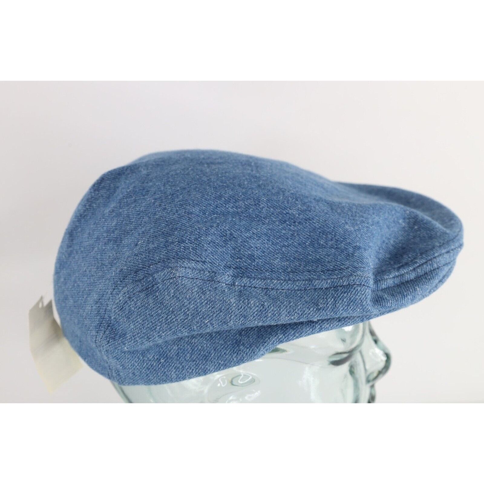 Vintage Deadstock Vintage 70s Streetwear Denim Jean Newsboy Cap Size ONE SIZE - 3 Thumbnail