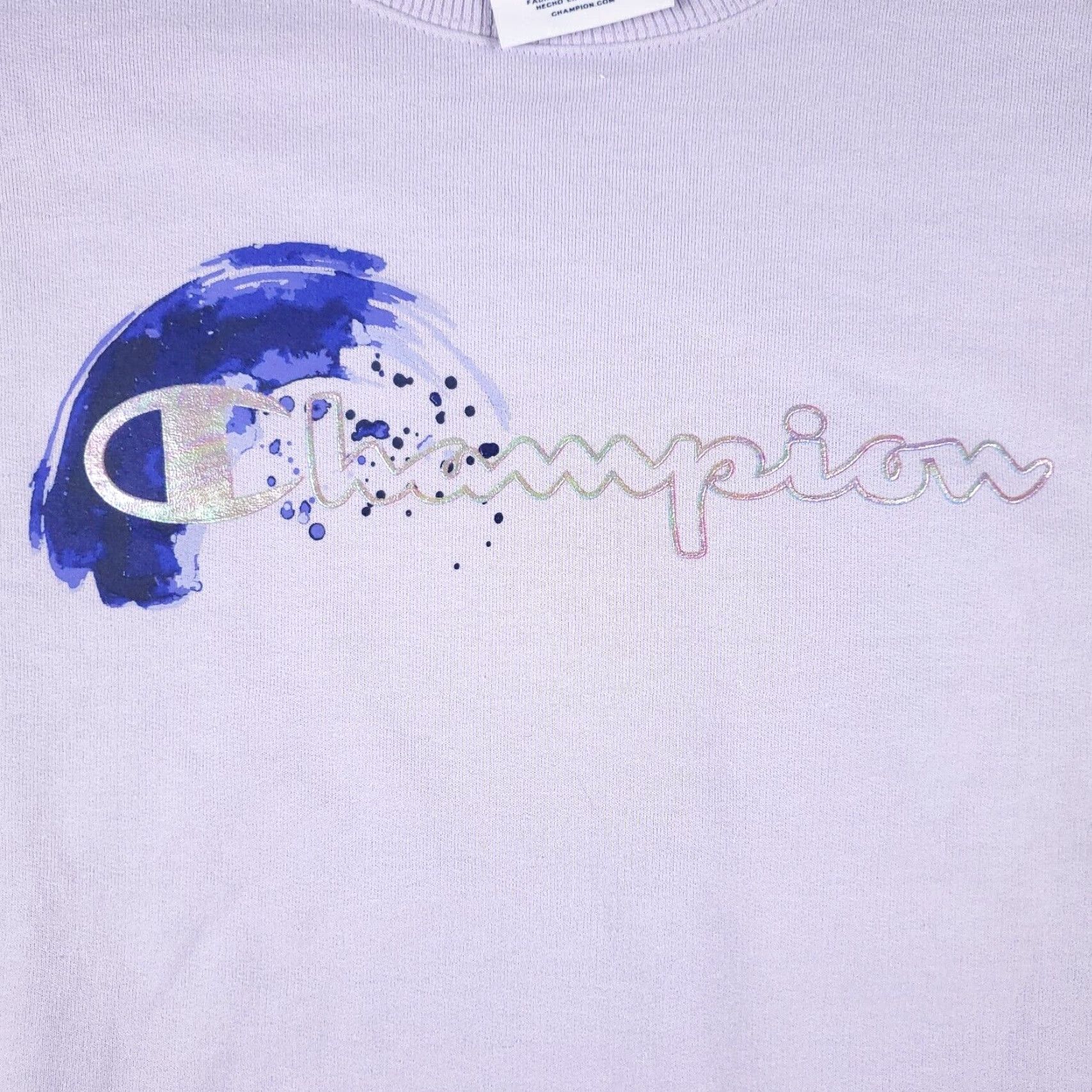 Champion Champion Sweater Womens Large Purple Reverse Weave Pullover Sweatshirt Ladies * Size L / US 10 / IT 46 - 2 Thumbnail