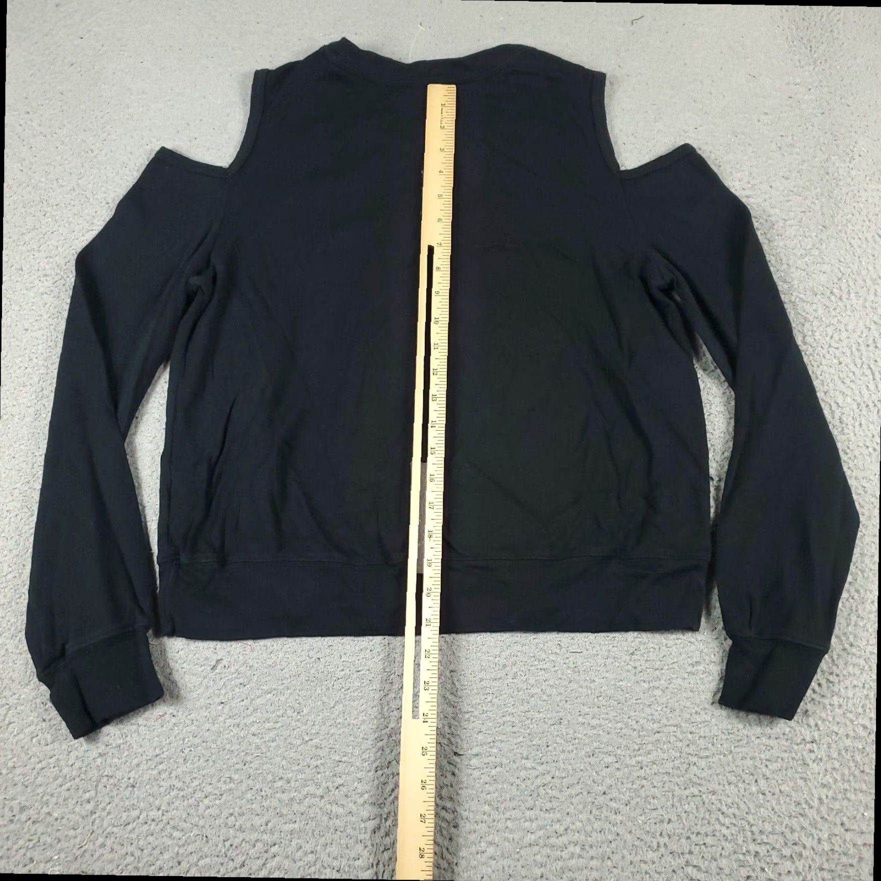Abercrombie & Fitch Abercrombie Fitch Womens Medium Black Pullover Sweatshirt Size M / US 6-8 / IT 42-44 - 5 Thumbnail