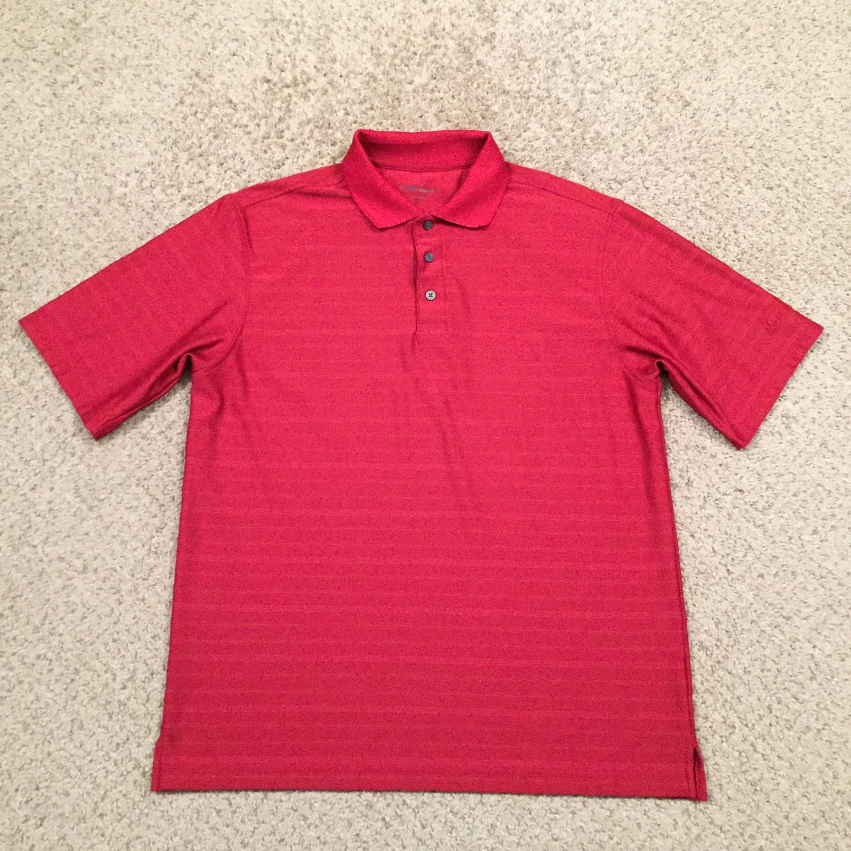 Vintage Walter Hagen Polo Shirt Mens M Red Short Sleeve Striped Polo Size US M / EU 48-50 / 2 - 2 Thumbnail