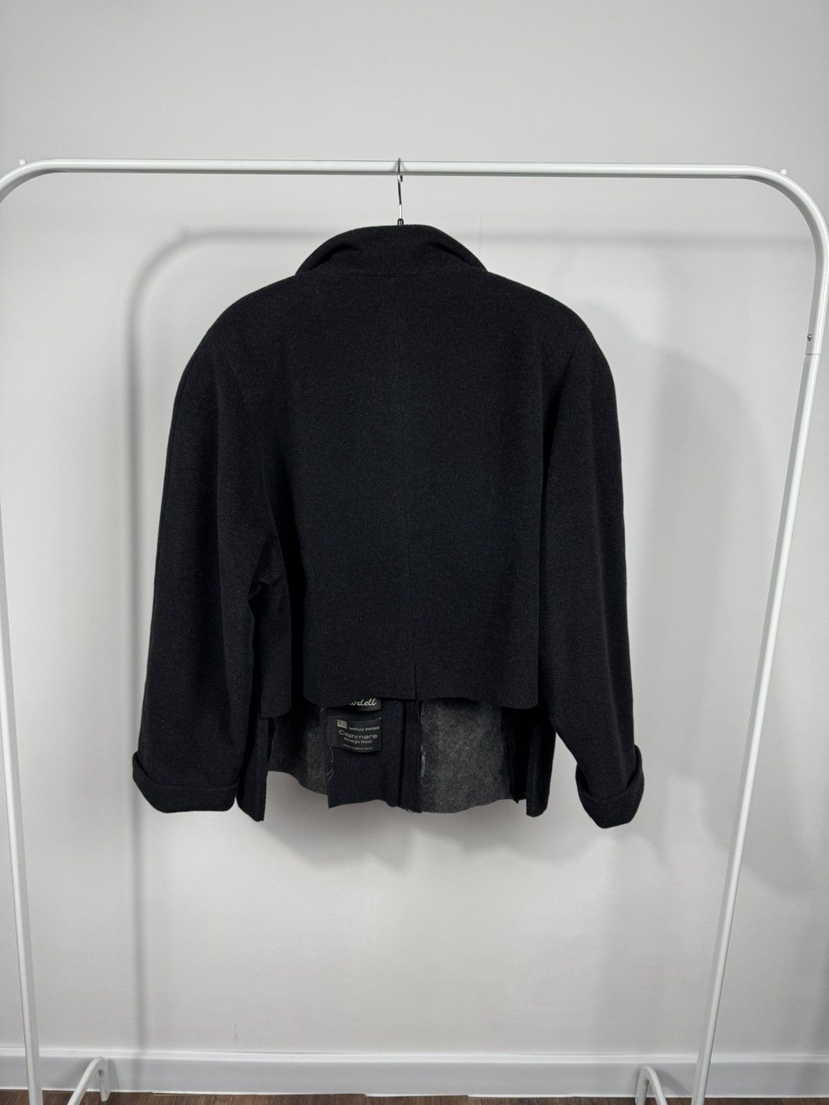 Other Cashmere Virgin Wool Black Jacket Short Coat Wool Blazer Size L / US 10 / IT 46 - 9 Thumbnail