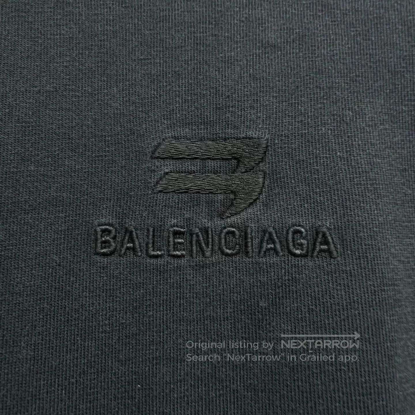 Balenciaga Balenciaga Black Boomerang Embroidery Sweatshirt. Size US XXS / EU 40 - 7 Thumbnail