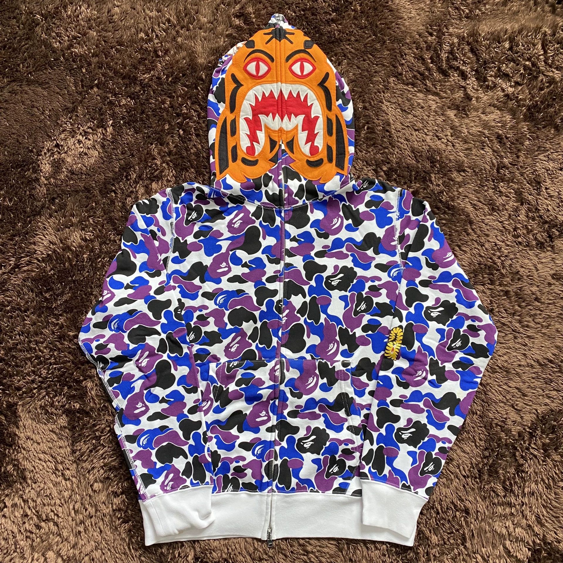 Bape Bape Tiger Hoodie m Men Size US M / EU 48-50 / 2 - 1 Thumbnail