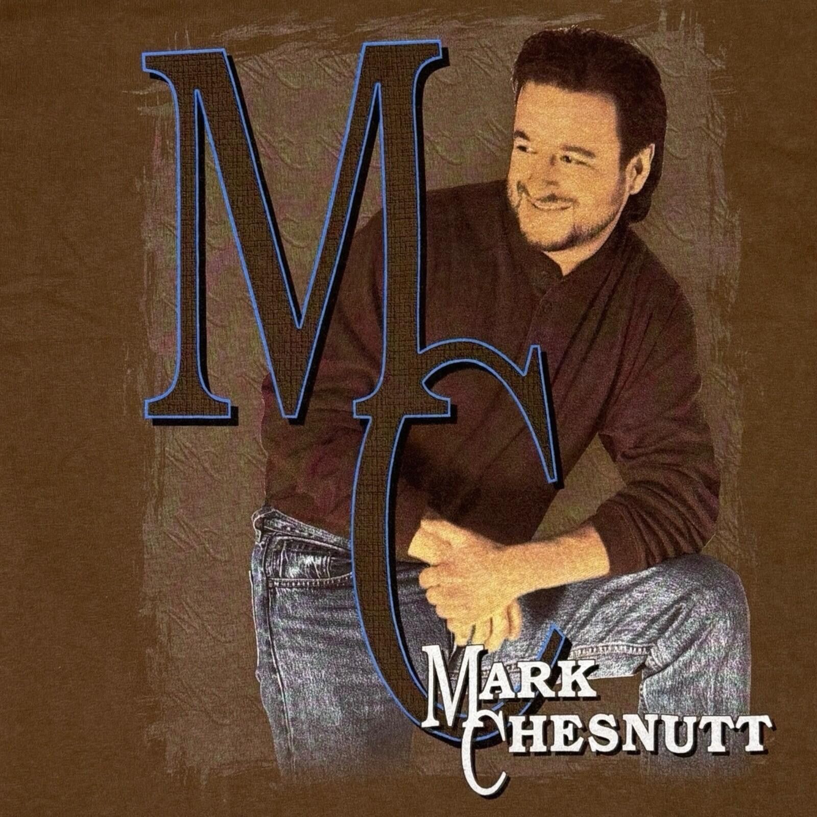Gildan 90s Country Singer Mark Chesnutt 1999 Tour Concert Shirt L Size US L / EU 52-54 / 3 - 3 Thumbnail