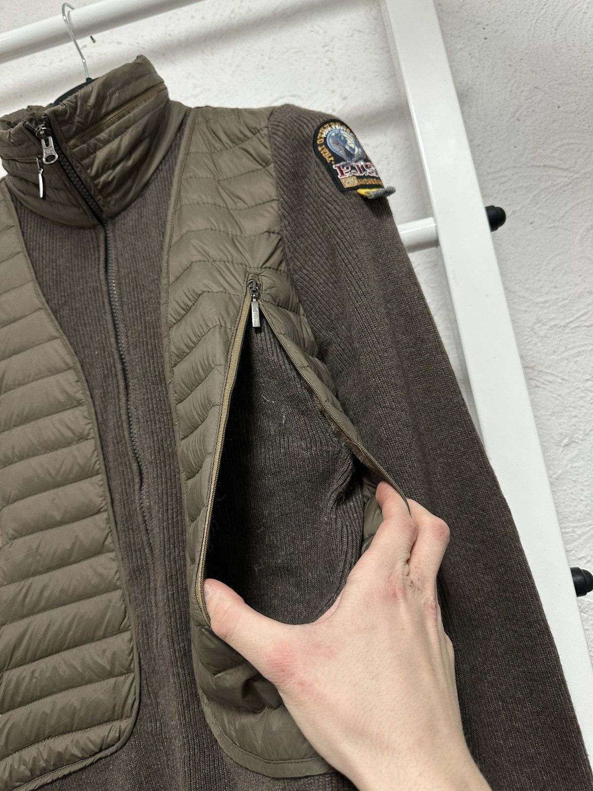 Parajumpers Parajumpers Women’s Hybrid Knitwear Jacket Size M Size M / US 6-8 / IT 42-44 - 6 Thumbnail