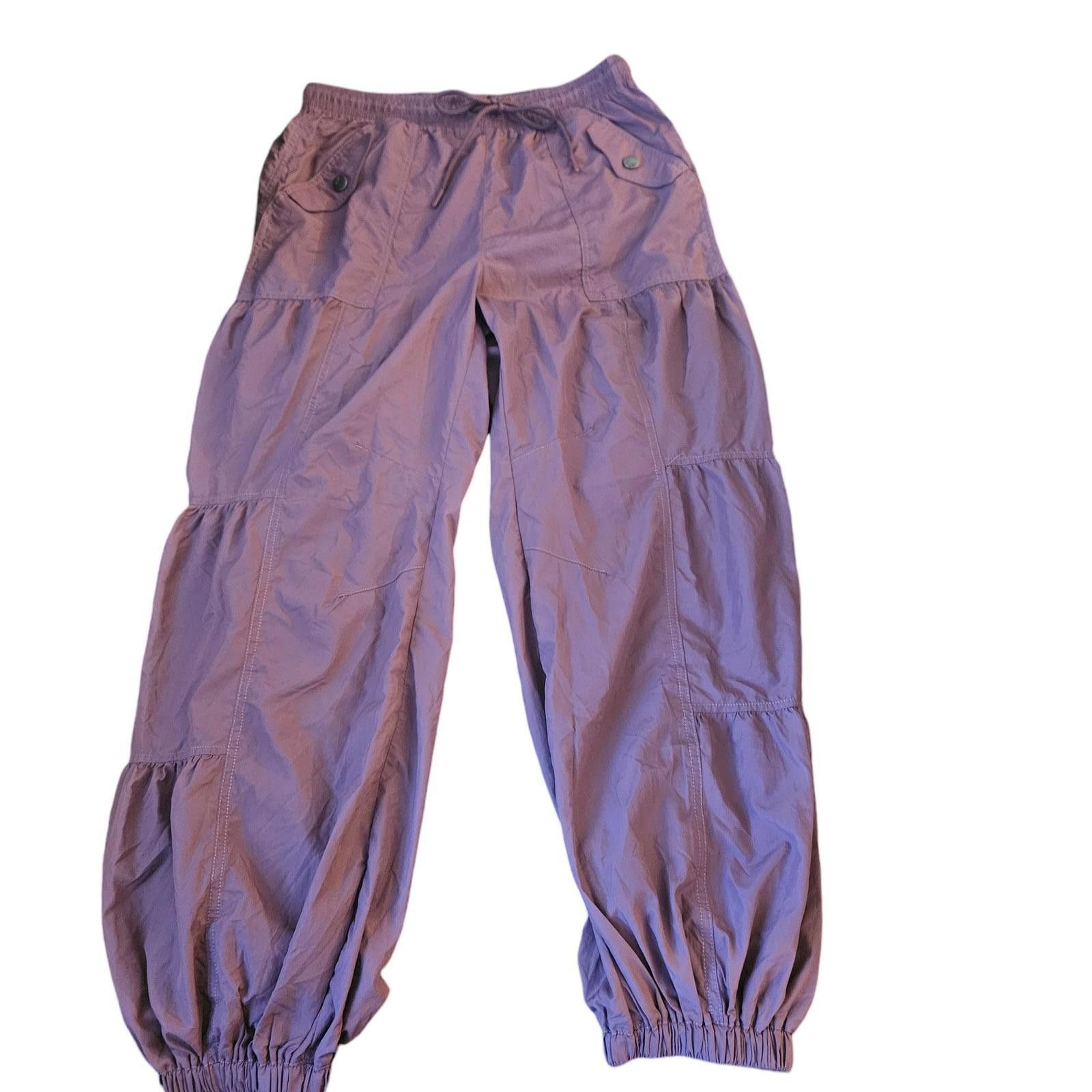Free People Free People Purple Cargo Parachute Pants – Size Small Size 28" / US 6 / IT 42 - 6 Thumbnail