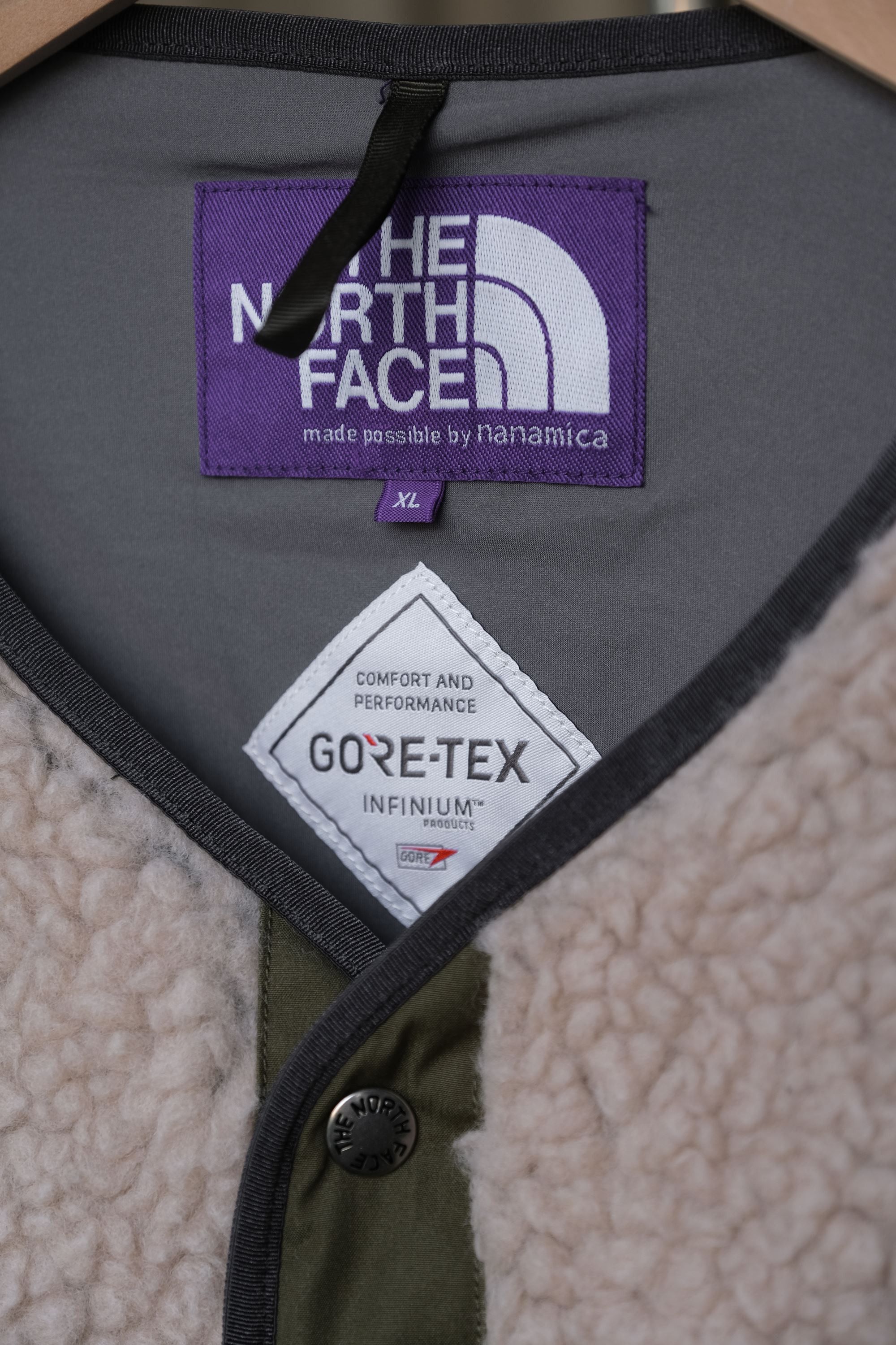 The North Face Purple Label The North Face Purple Label Wool Boa Fleece Cardigan Size US XL / EU 56 / 4 - 6 Thumbnail