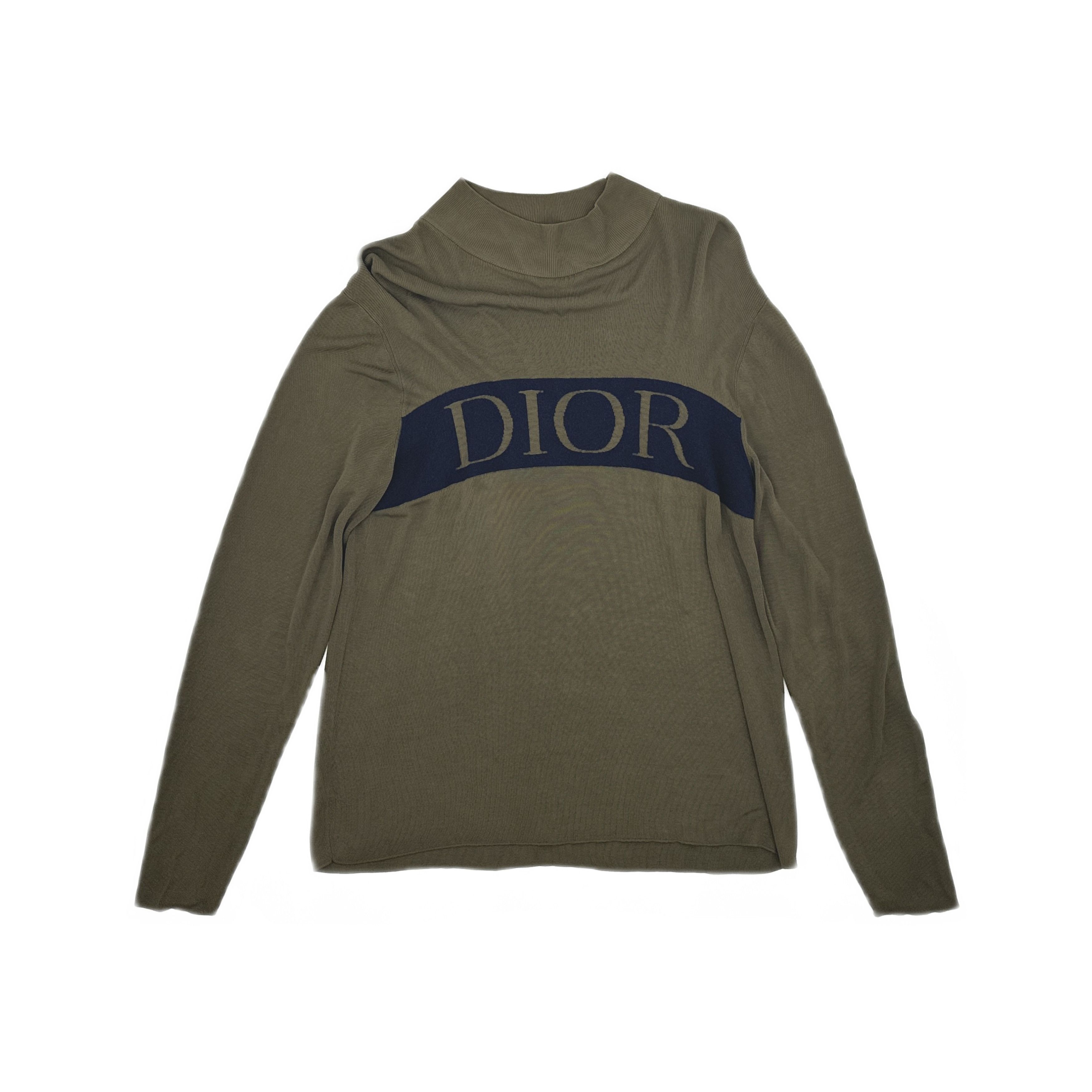 Dior Dior Logo Intarsia Cashmere Blend Sweater Size S Size US S / EU 44-46 / 1 - 1 Thumbnail