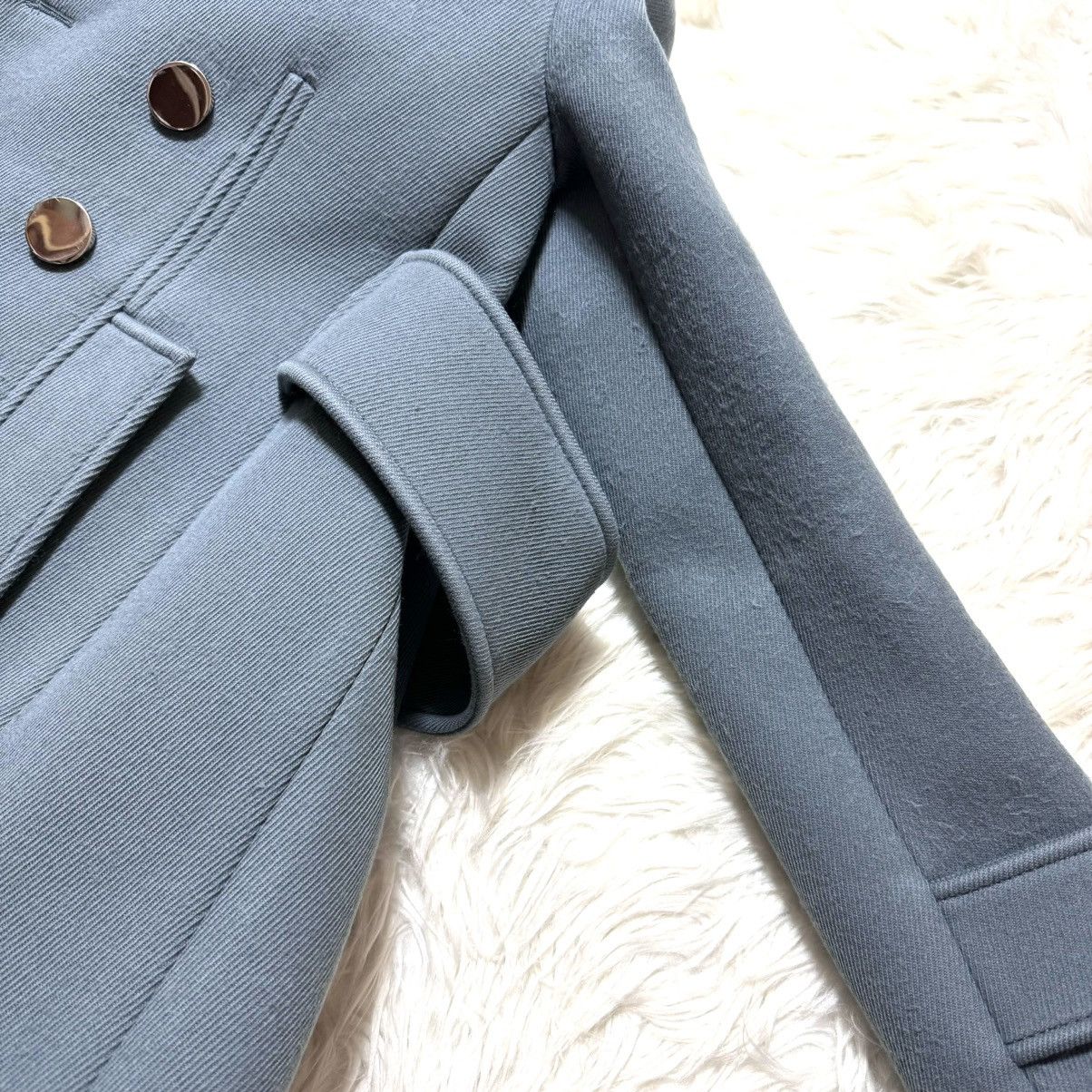Gucci Gucci silver button double jacket peacoat size 36 pale Size XS / US 0-2 / IT 36-38 - 14 Thumbnail