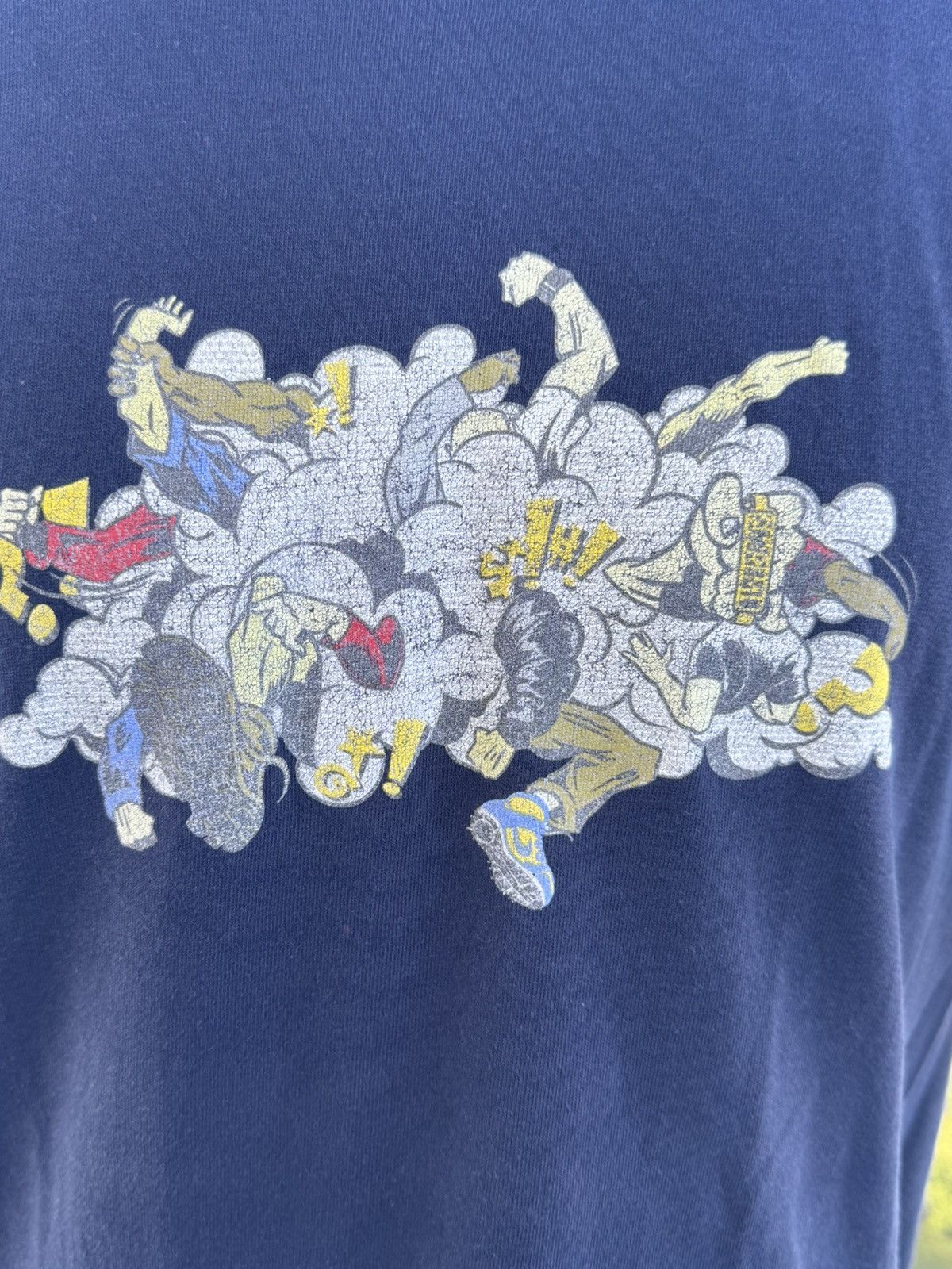 Supreme 2000 Cartoon Fight Vintage Supreme Tee Size US M / EU 48-50 / 2 - 2 Thumbnail