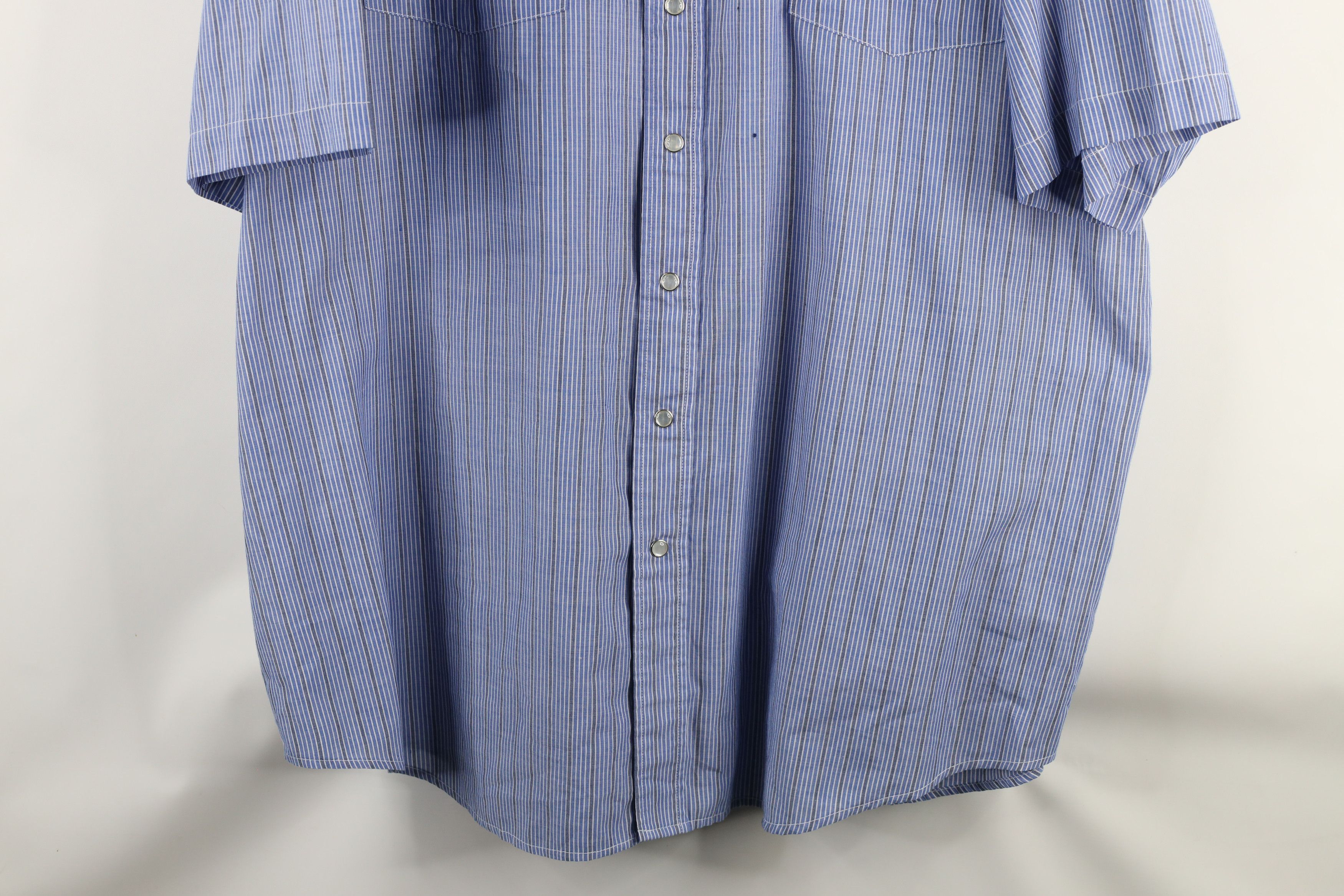 Vintage Vintage 90s Streetwear Striped Western Snap Button Shirt Size US XXL / EU 58 / 5 - 3 Thumbnail