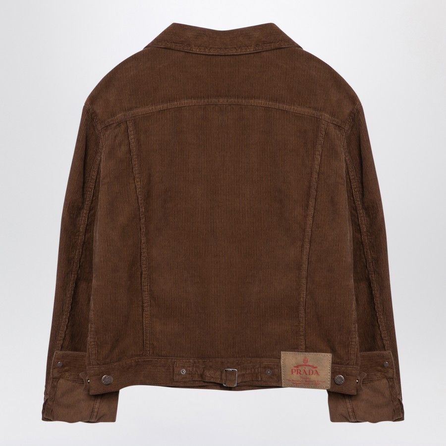 Prada o1d2blof0924 Jacket in Brown Size S / US 4 / IT 40 - 2 Thumbnail