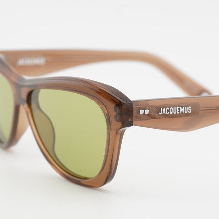 Jacquemus Jacquemus PALMIER JAC/59 C2 Sunglasses Brown Cat Eye Frame Size ONE SIZE - 6 Thumbnail
