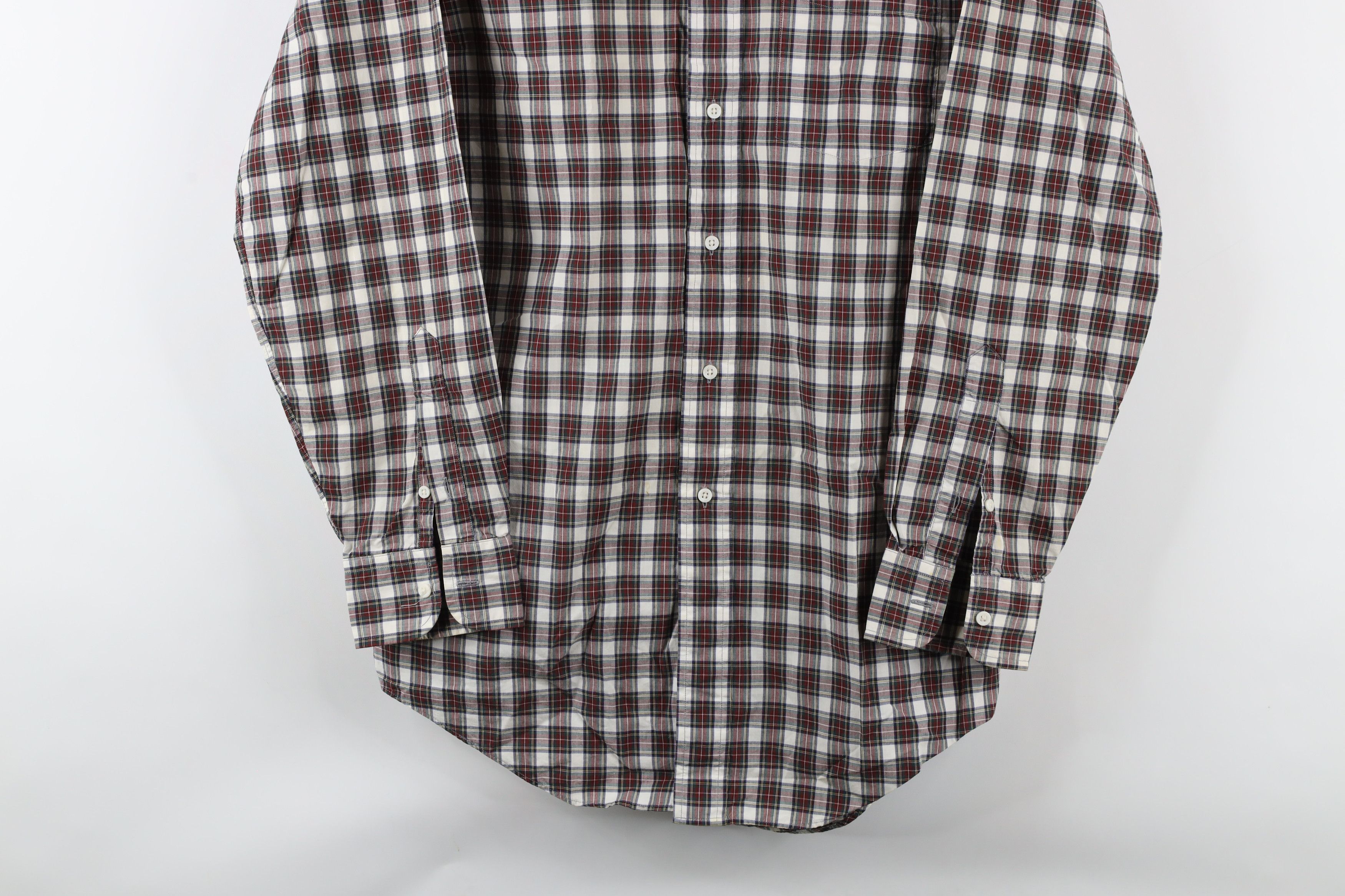 Lands' End × Vintage Vintage 90s Lands End Collared Button Down Shirt Plaid Size US M / EU 48-50 / 2 - 3 Thumbnail