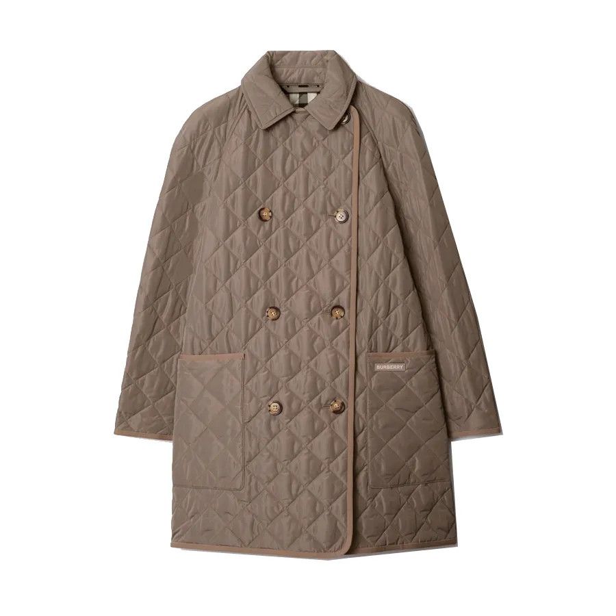 Burberry o1w1db10426 Coat in Mink Grey Size M / US 6-8 / IT 42-44 - 1 Preview