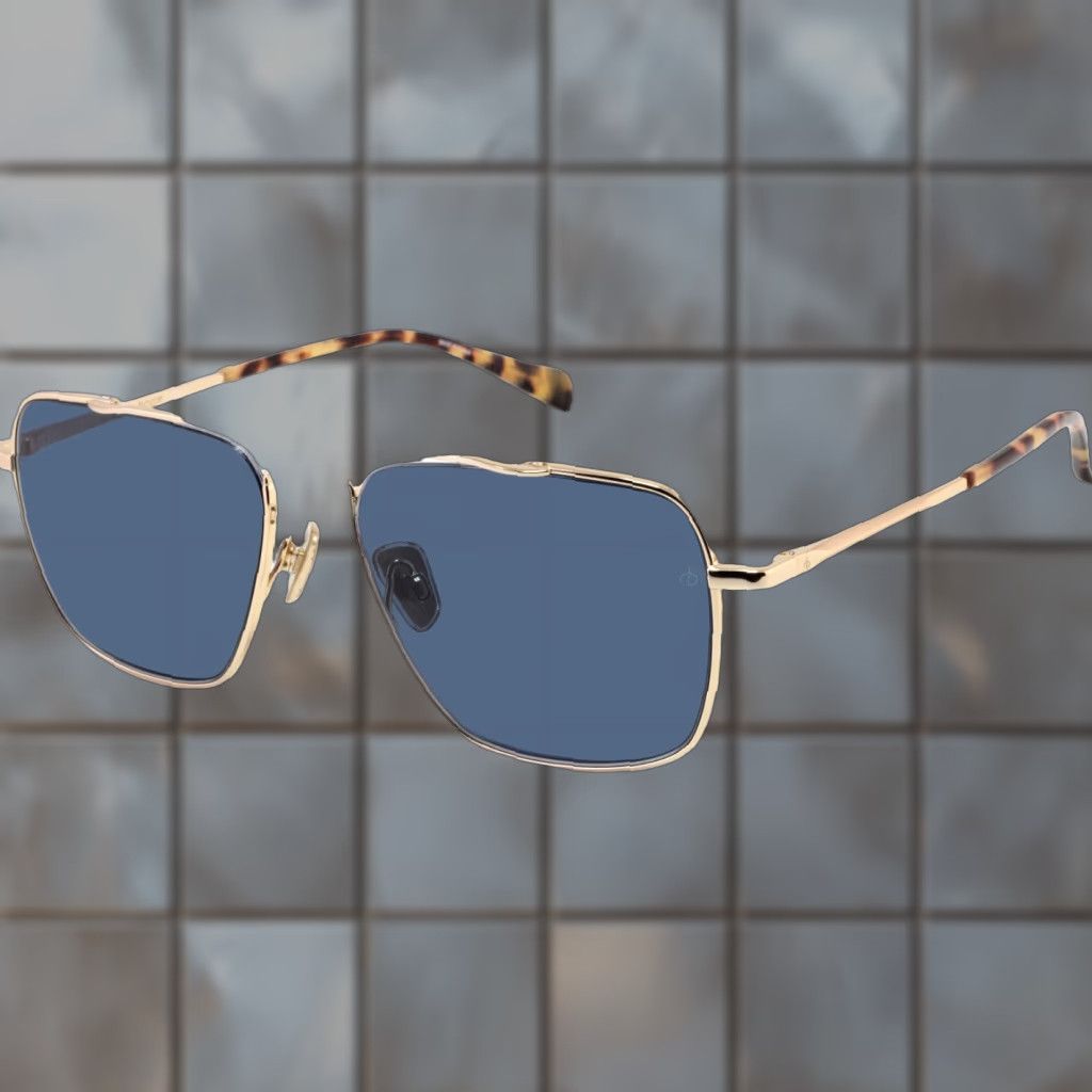Rag & Bone NWT 57mm Aviators Men's Sunglasses, Rose Gold