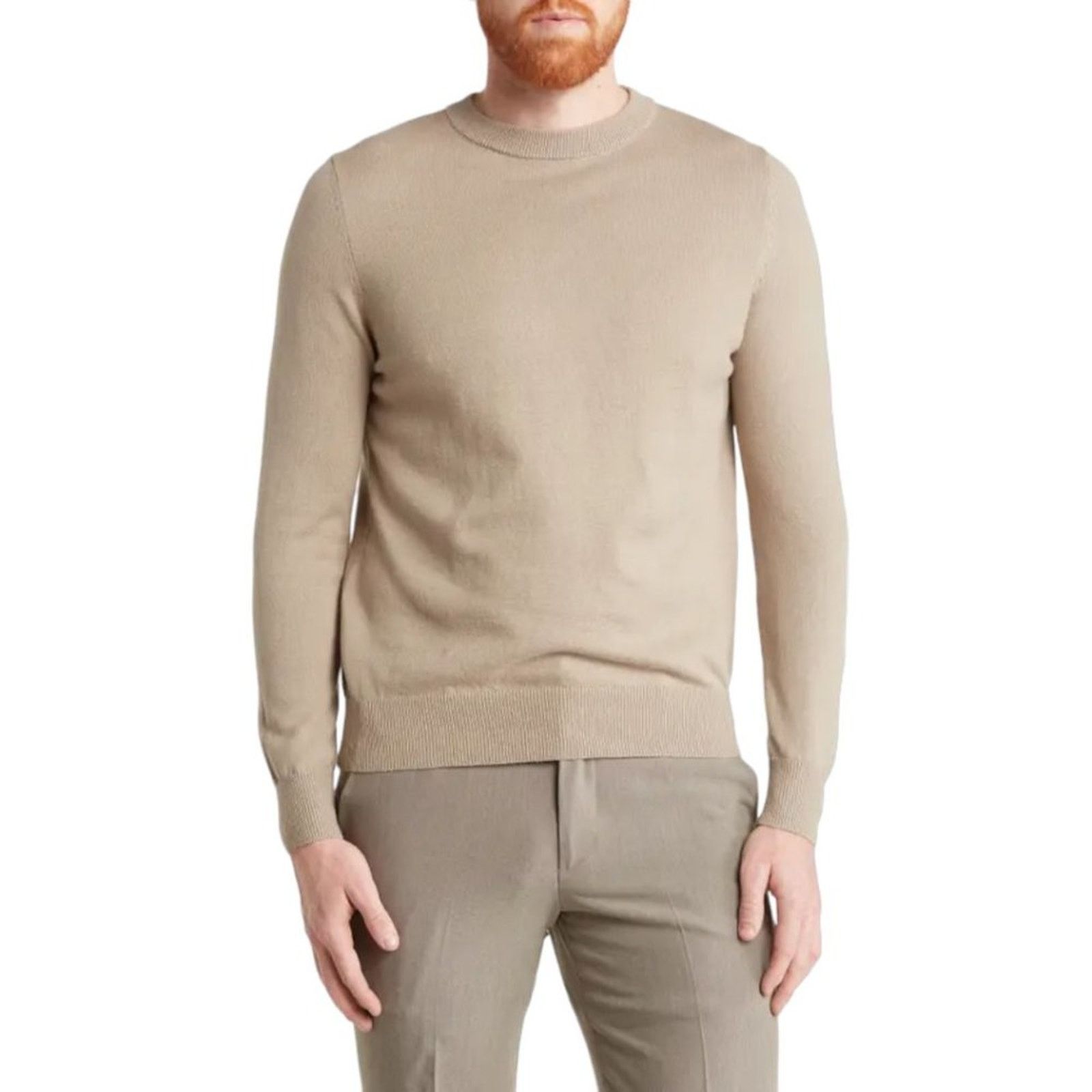 Other Jeff The Phil Crewneck Sweater Wheat Size Small NWT $175 MSP Size US S / EU 44-46 / 1 - 1 Thumbnail