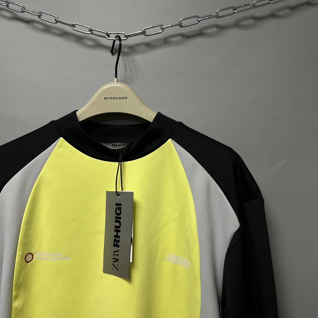 Rhude × Zara RHUDE x Zara NEW Colourblock T-shirt Long sleeve RHUIGI XL Size US XL / EU 56 / 4 - 7 Thumbnail