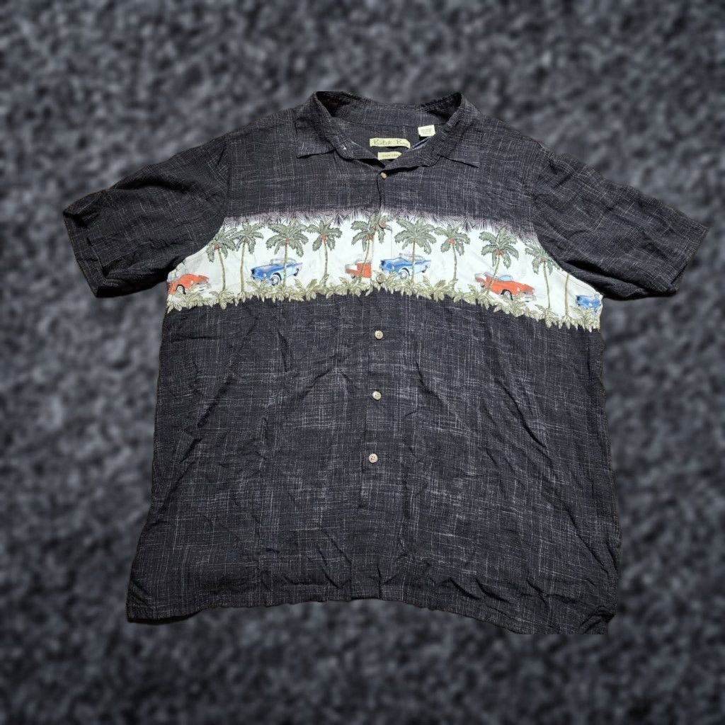 Vintage VINTAGE Batik Bay MENS XL Classic Car Bel Air Hawaiian Car Show Shirt Size US XL / EU 56 / 4 - 1 Thumbnail